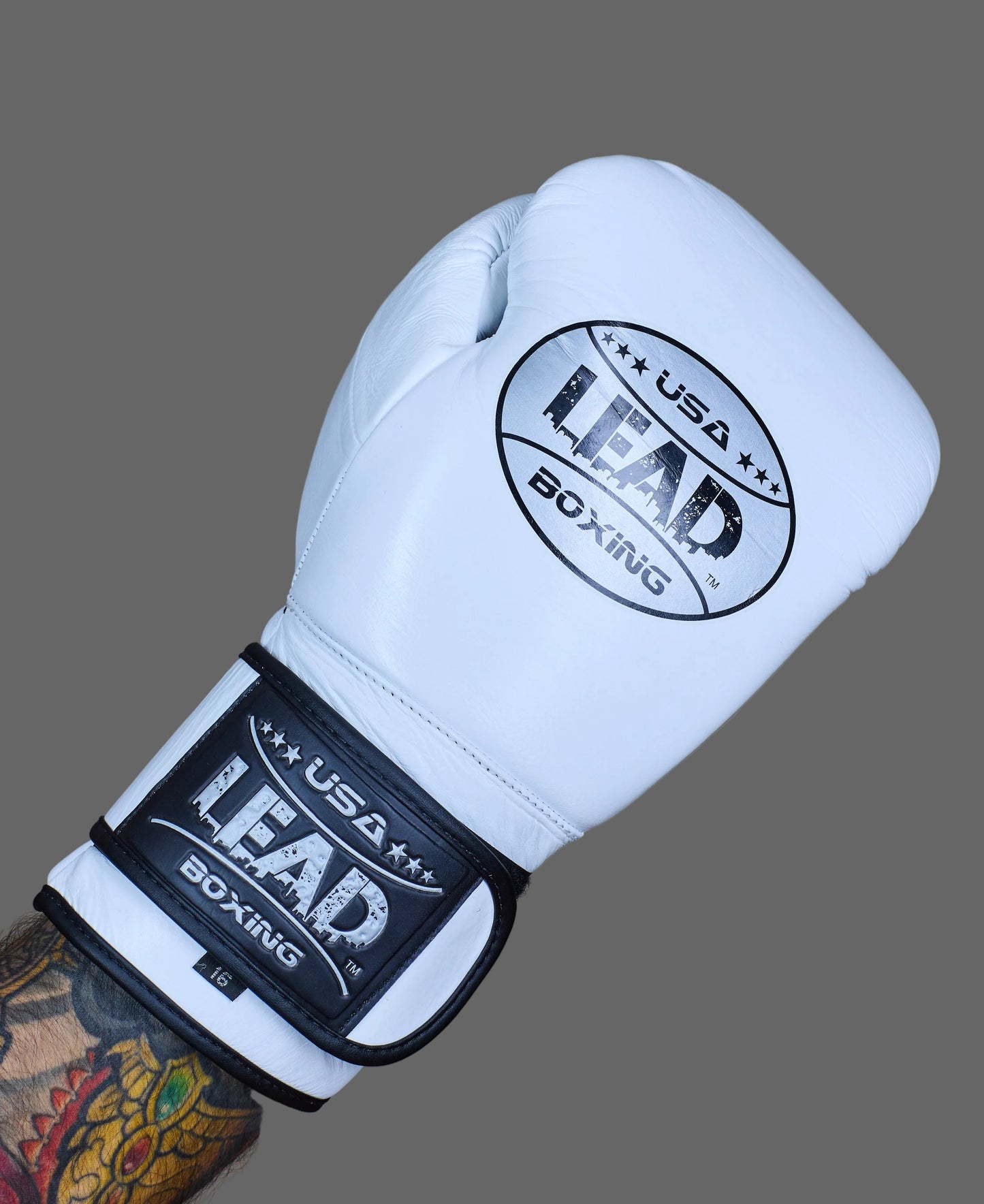 LEAD PRO Training Velcro Gloves ( White )