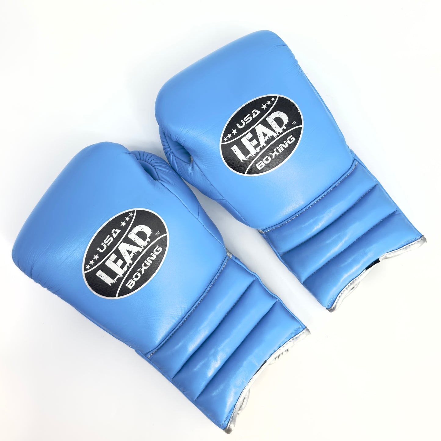 LEAD COMPACT Gloves , Laced (Sky Blue)