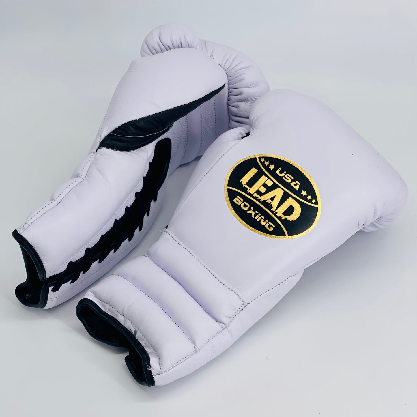 SuperLEAD MEX Boxing Gloves Laced (WHITE)