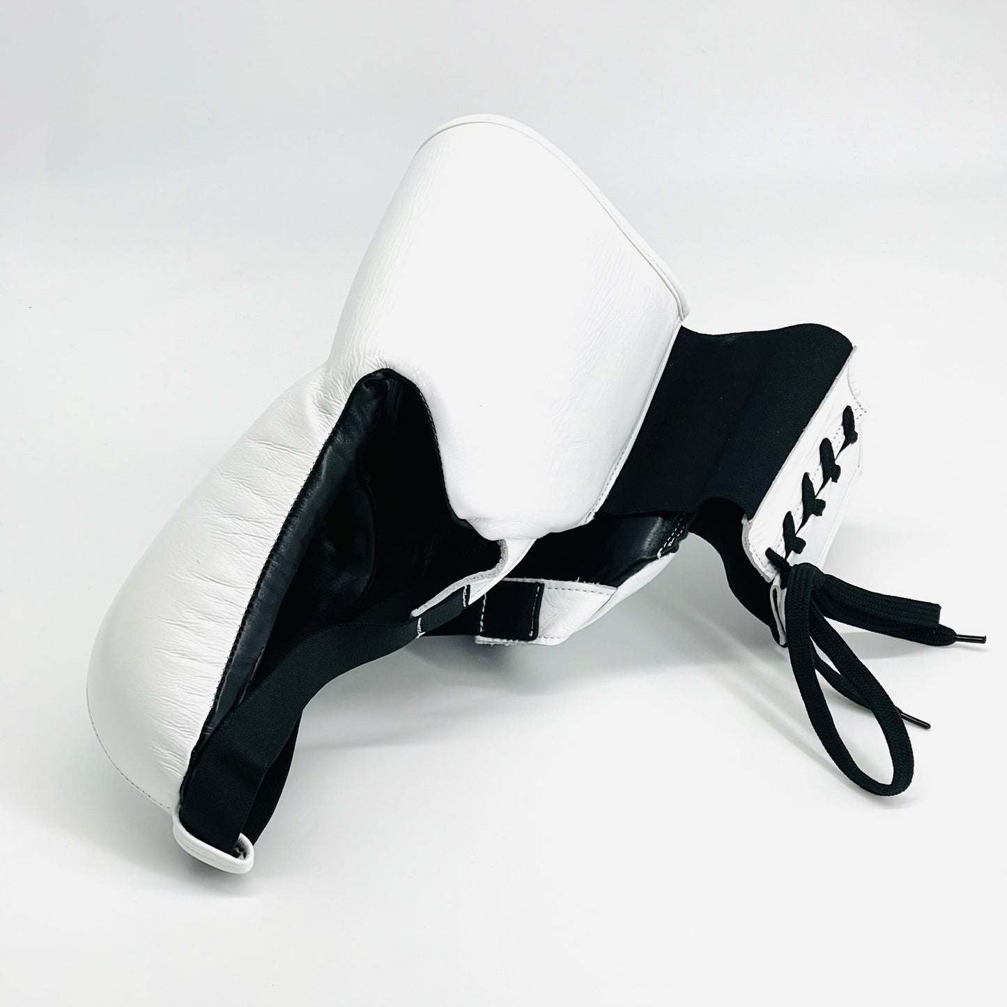 LEAD Groin Protector Cup ( White - Silver Logo )