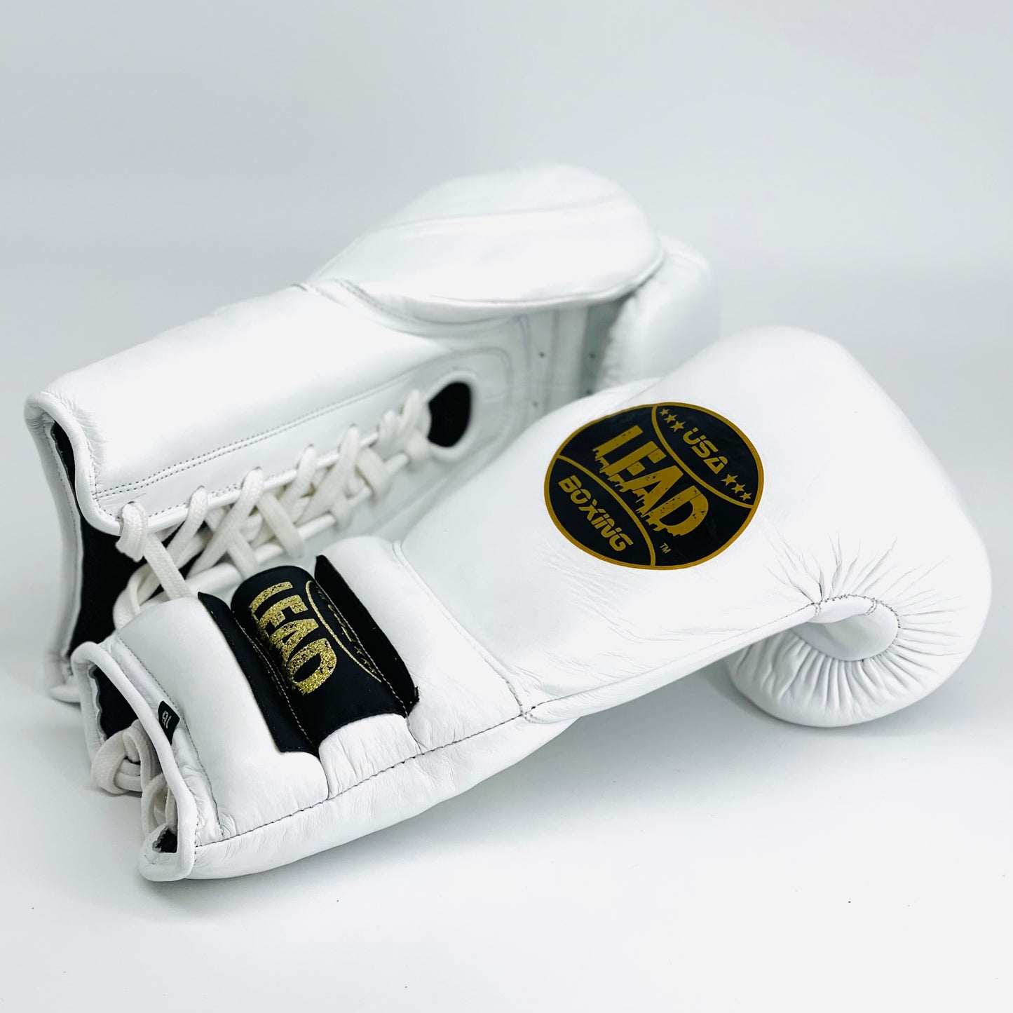 LEAD MEX HorseHair & Foam Gloves (White )