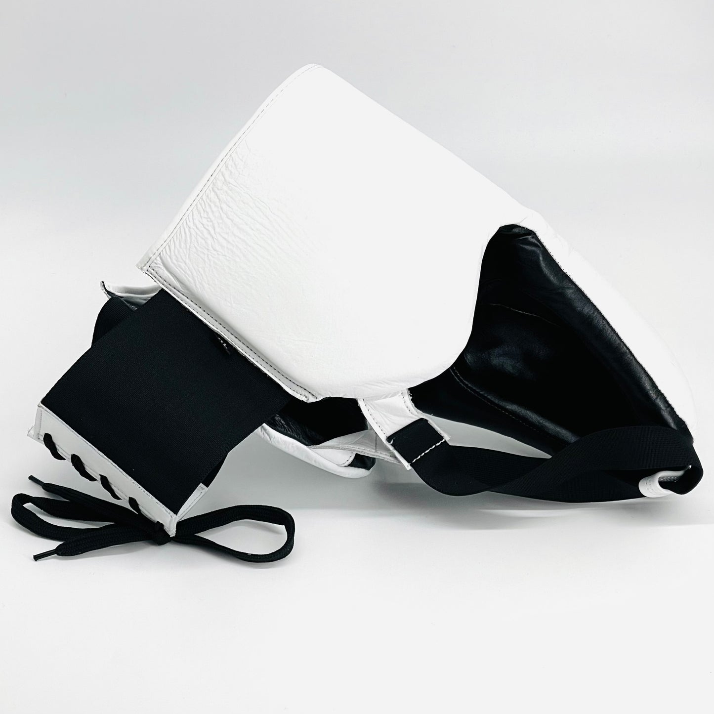 LEAD Groin Protector Cup ( White - Gold Logo )