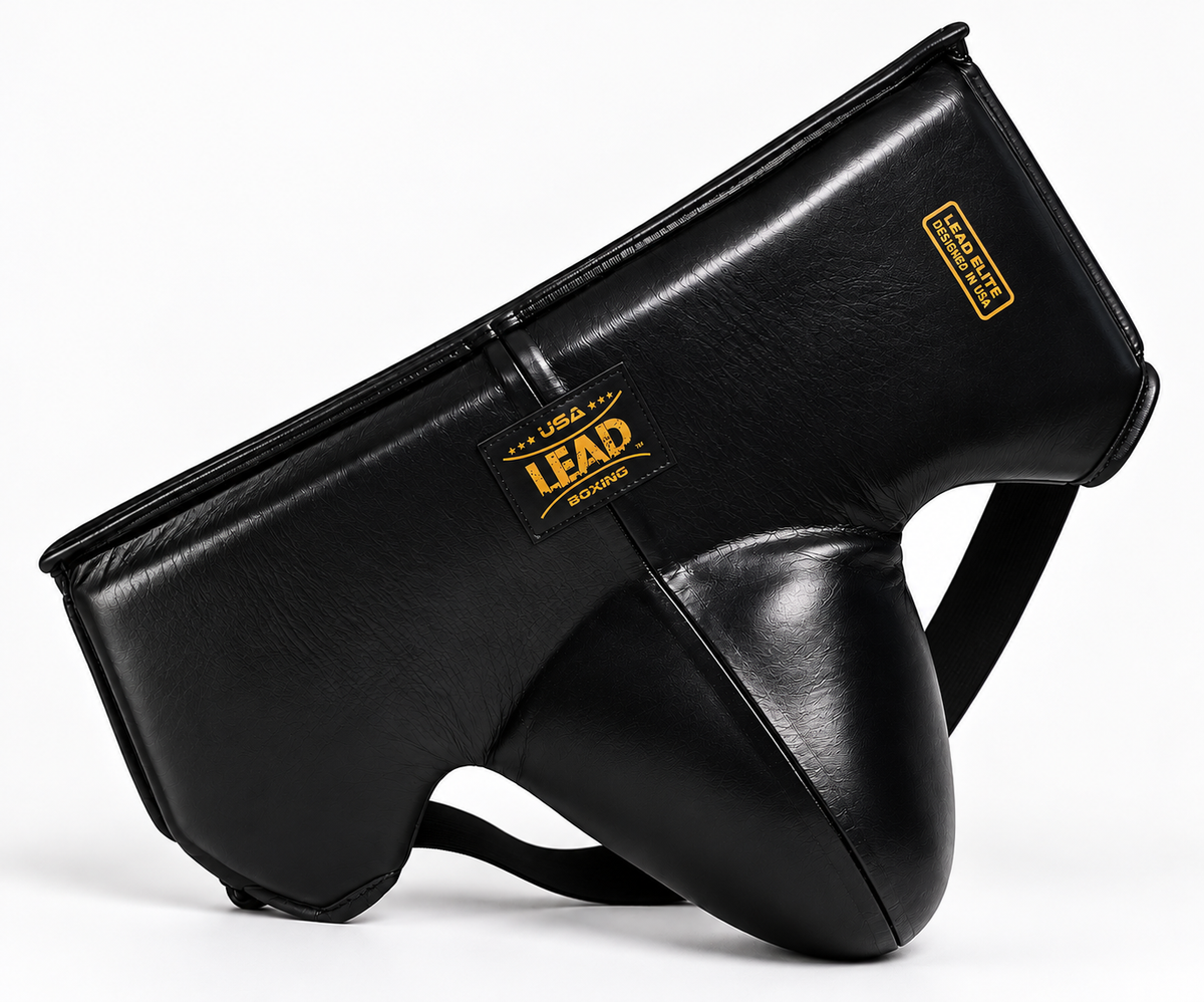 LEAD ELITE Groin Protector Cup (Black/Gold)