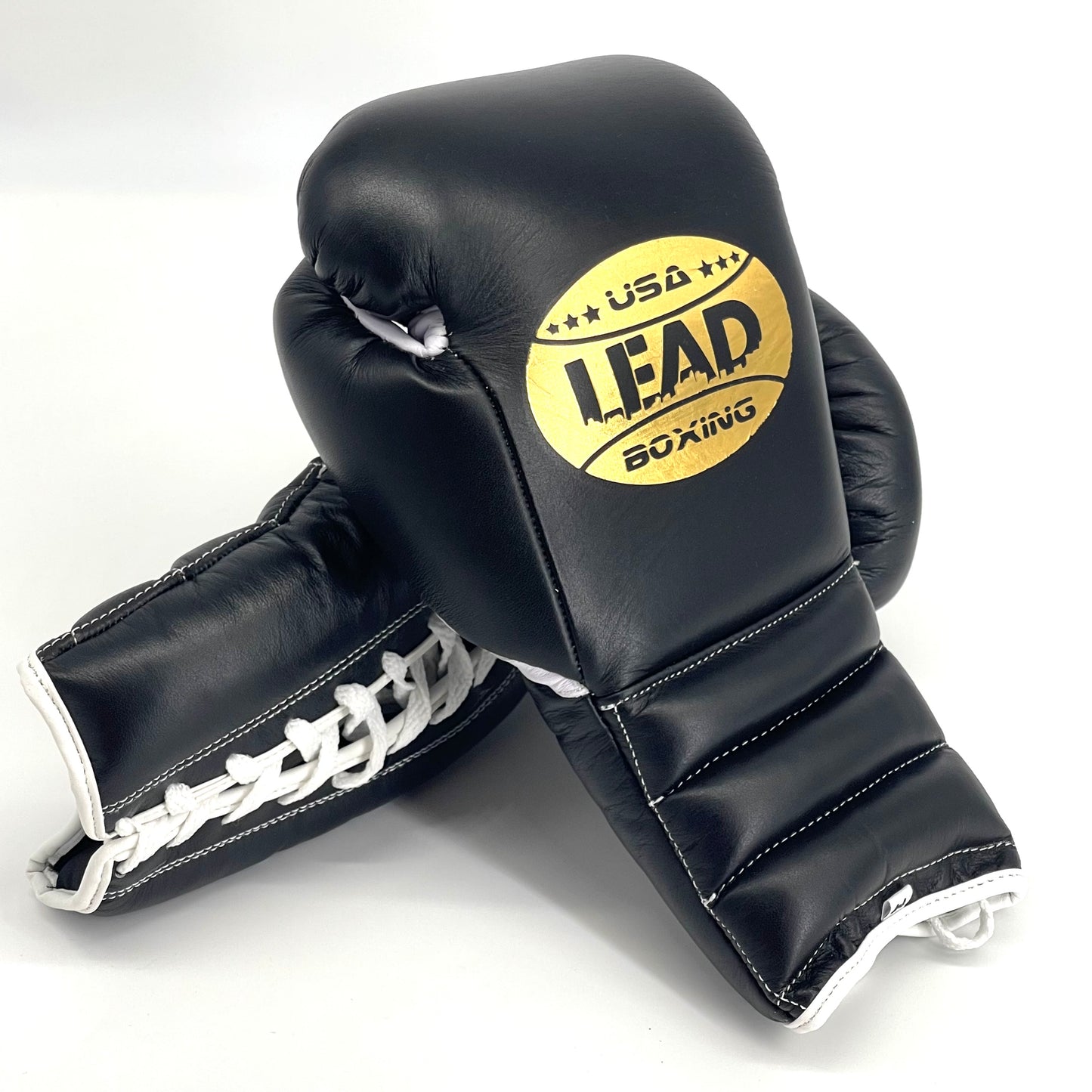 SuperLEAD MEX Boxing Gloves LACED (Black)