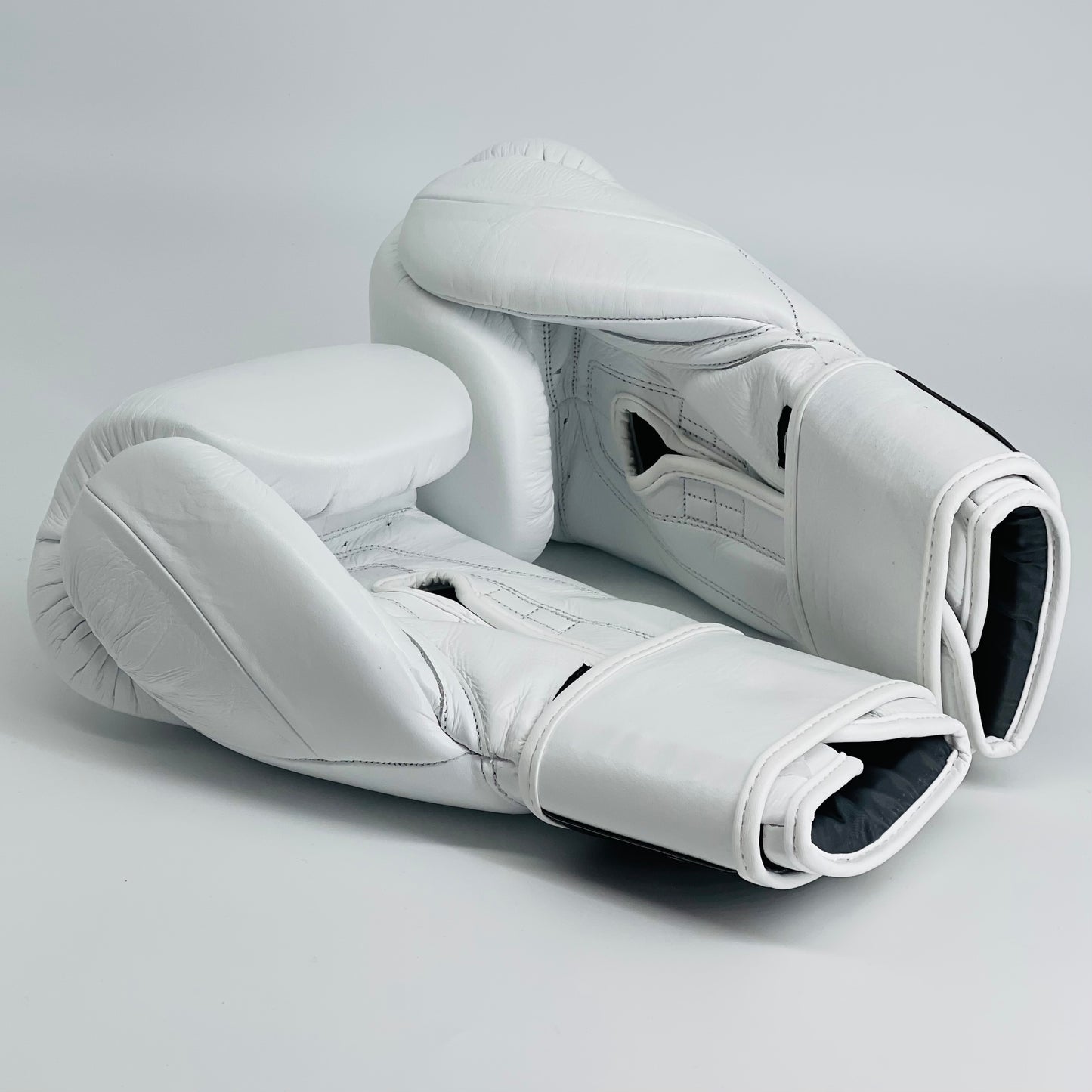 Lead Compact Training Gloves (White with Silver Logo )