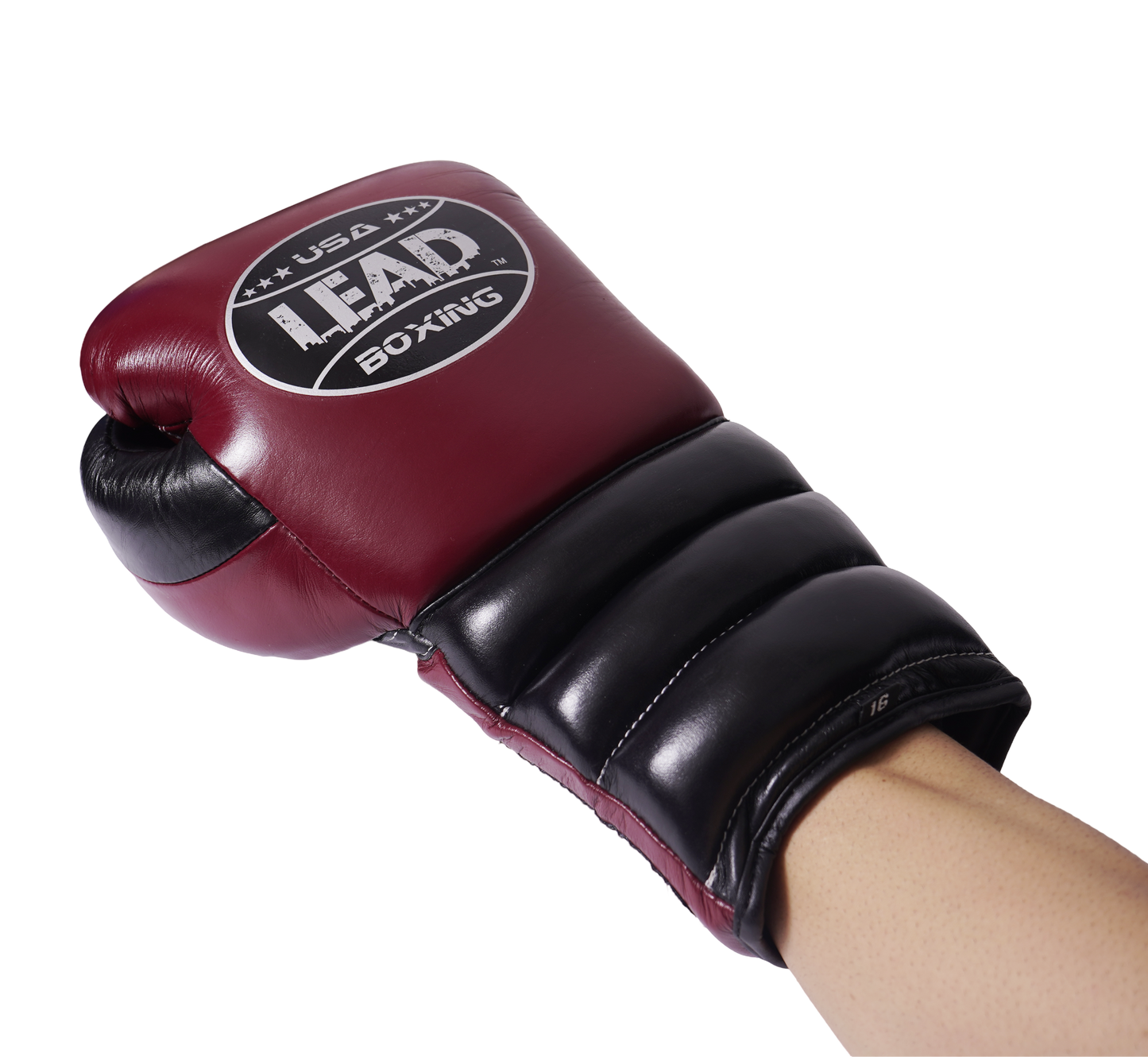 LEAD Sparring Gloves (Maroon/Black /Silver)