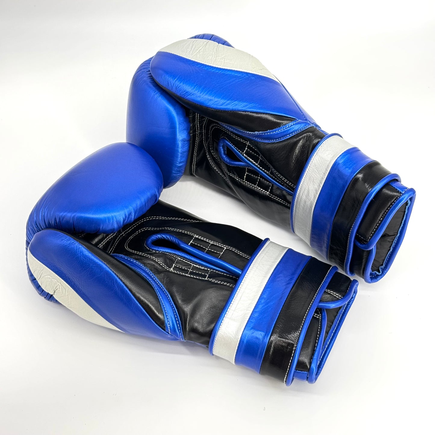 LEAD ELITE TRAINING Gloves ( Metallic Blue-Black-Silver )
