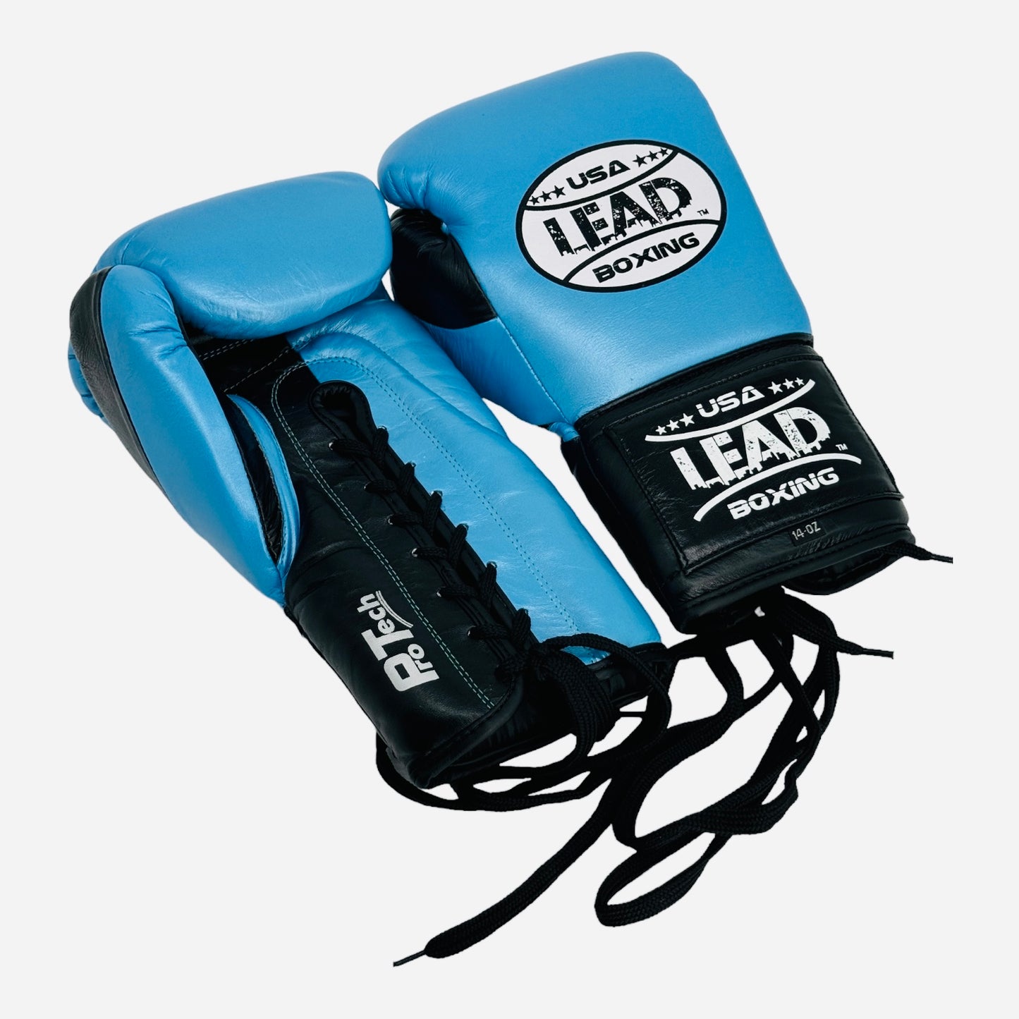 LEAD PRO-TECH Sparring Gloves (Sky Blue/Black)