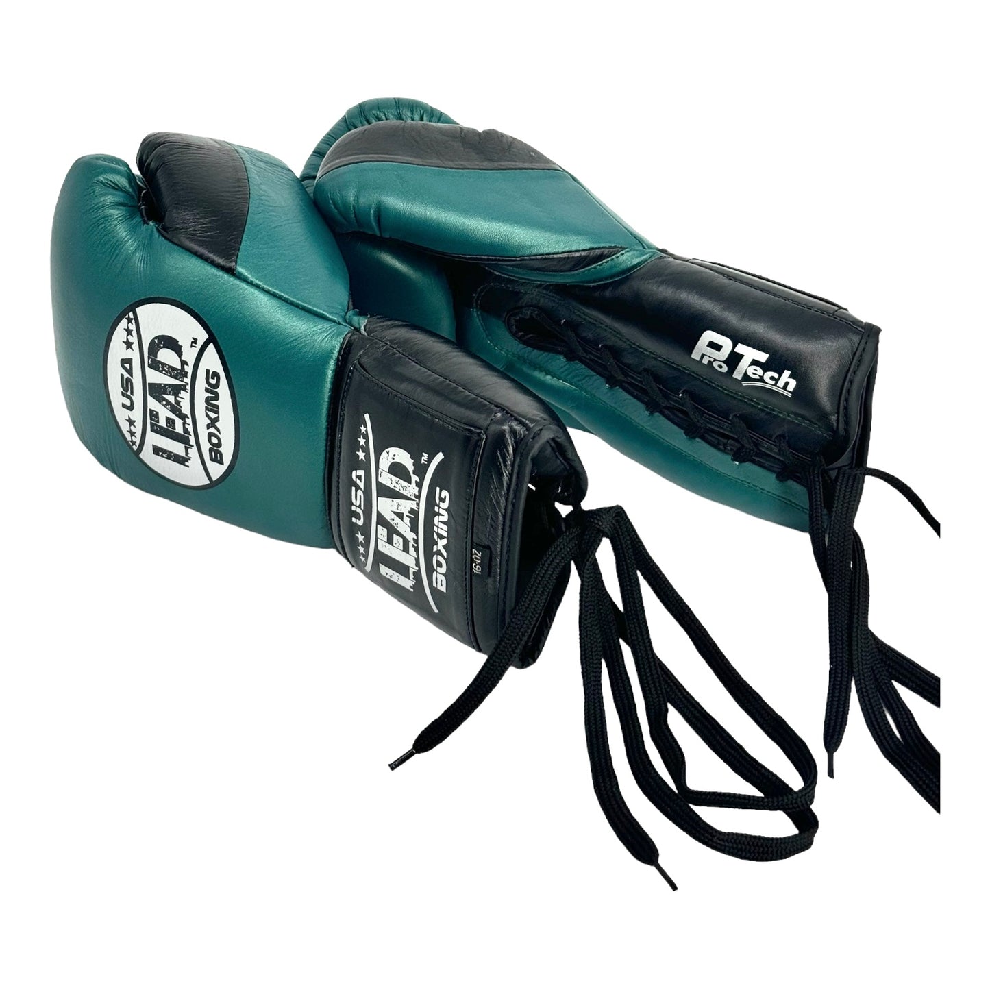 LEAD PRO-TECH Sparring Gloves ( Metallic Green/Black)