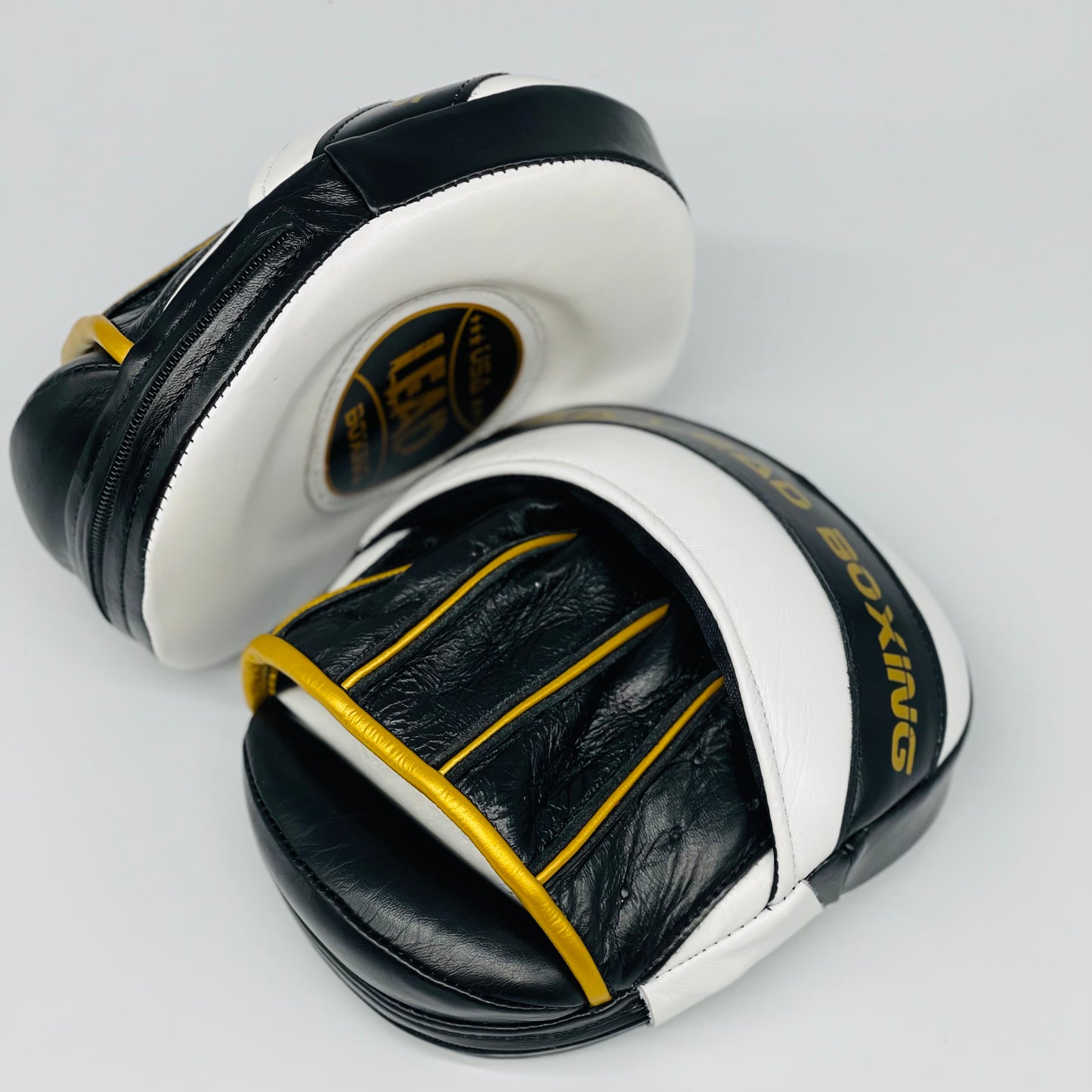 LEAD Focus Mitts Mini (Black-White-Gold )