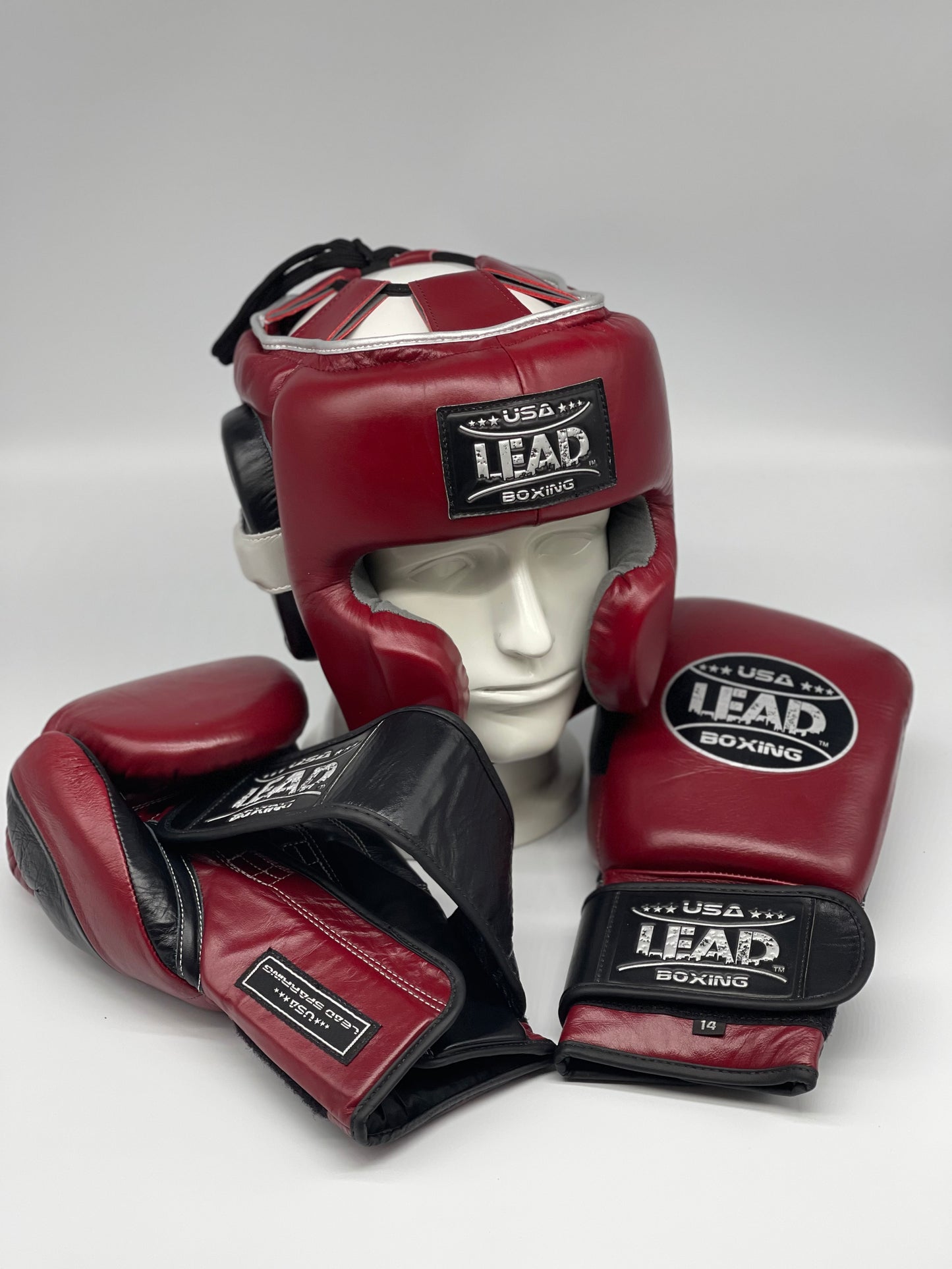 LEAD Boxing Set ( Maroon / Black/ Silver)