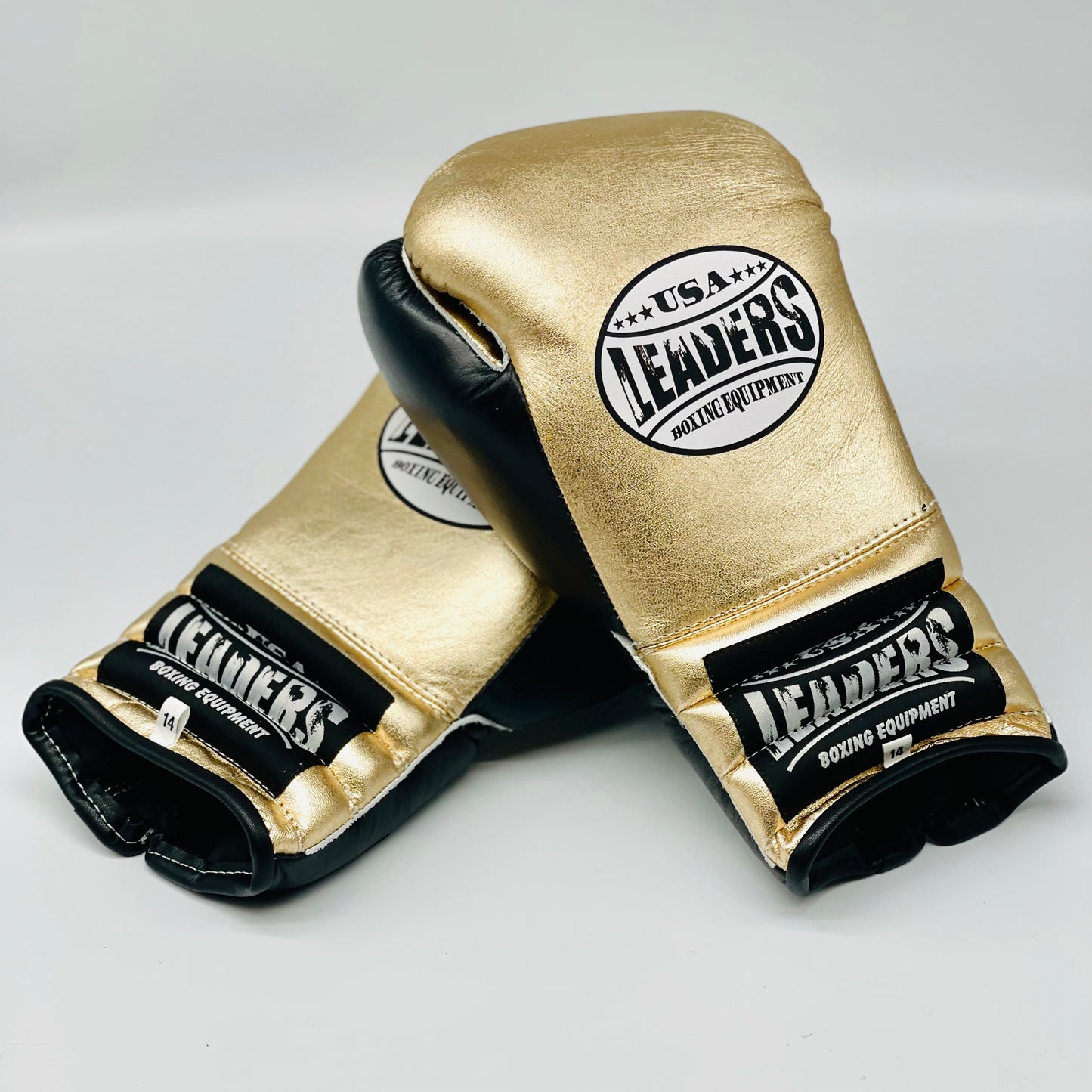 SuperLEAD MEX Boxing Gloves LACED (Gold / Black)