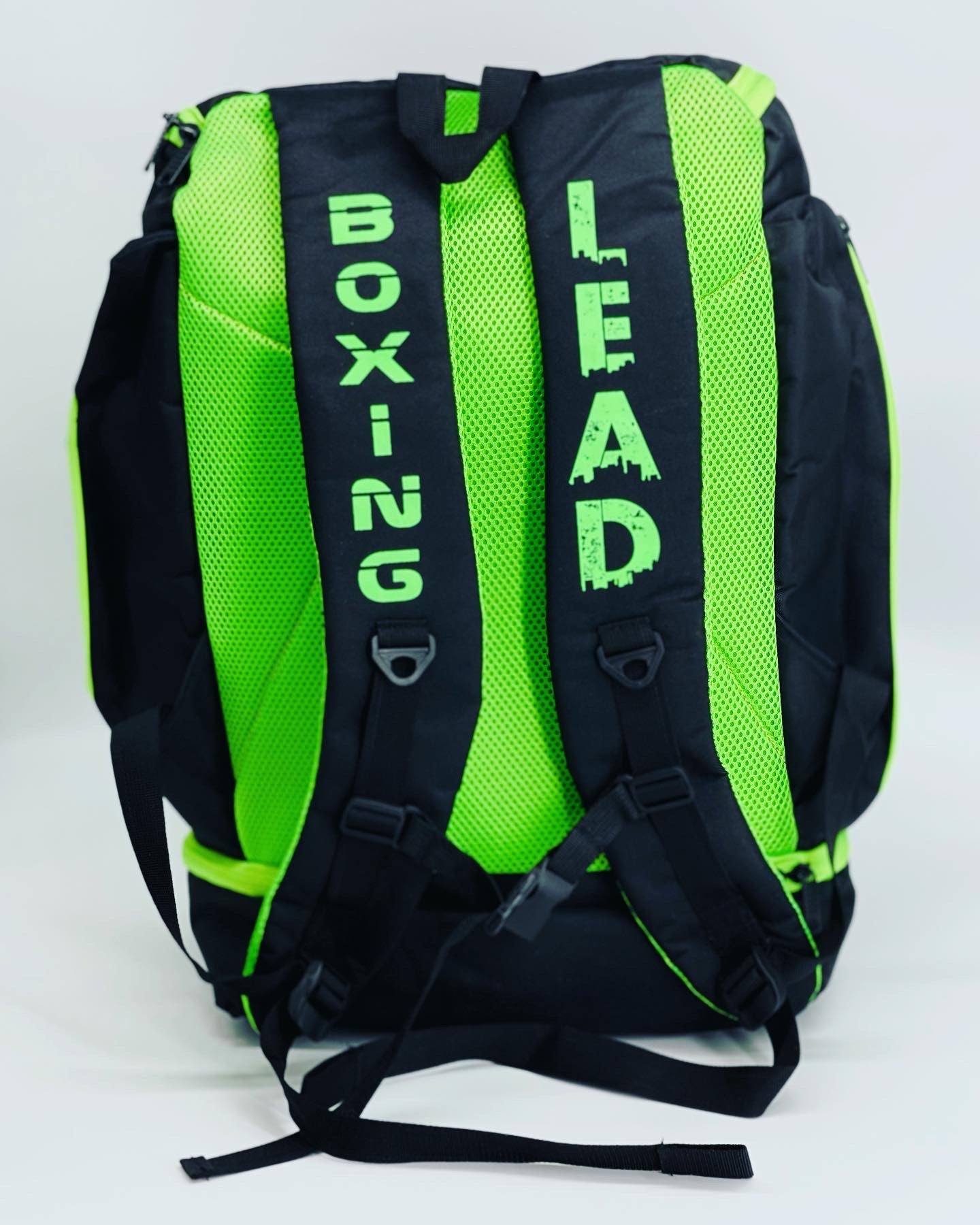 LEAD BOXING Backpack Large (Black - Neon Green )