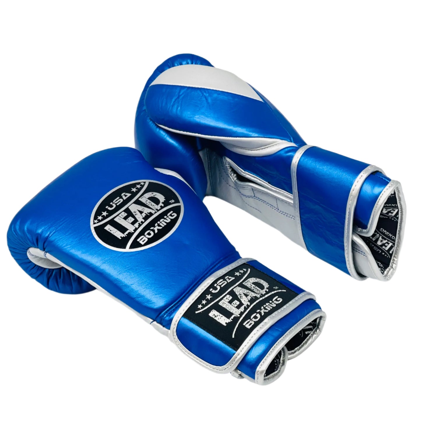 LEAD PRO-TECH Training Gloves ( Metallic Blue/Silver )