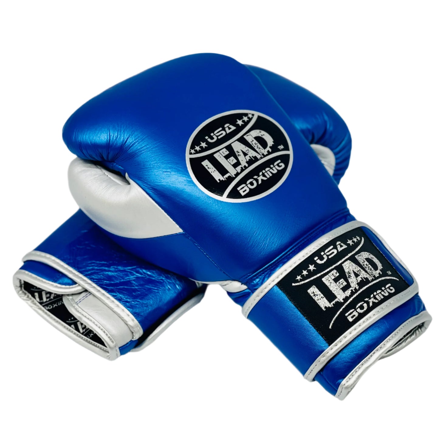 LEAD PRO-TECH Training Gloves ( Metallic Blue/Silver )