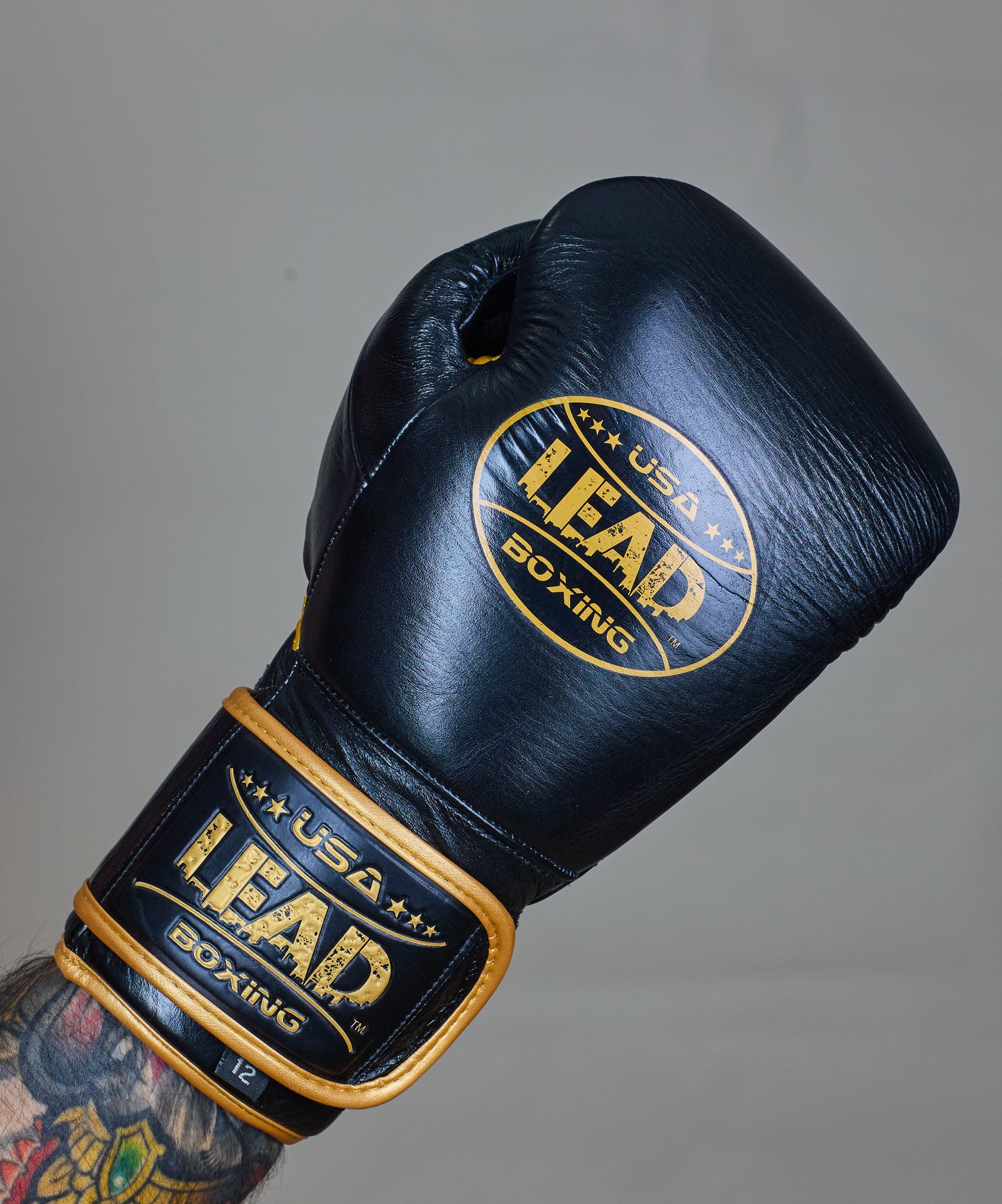 LEAD PRO TRAINING Gloves ( Black-Gold Logo )