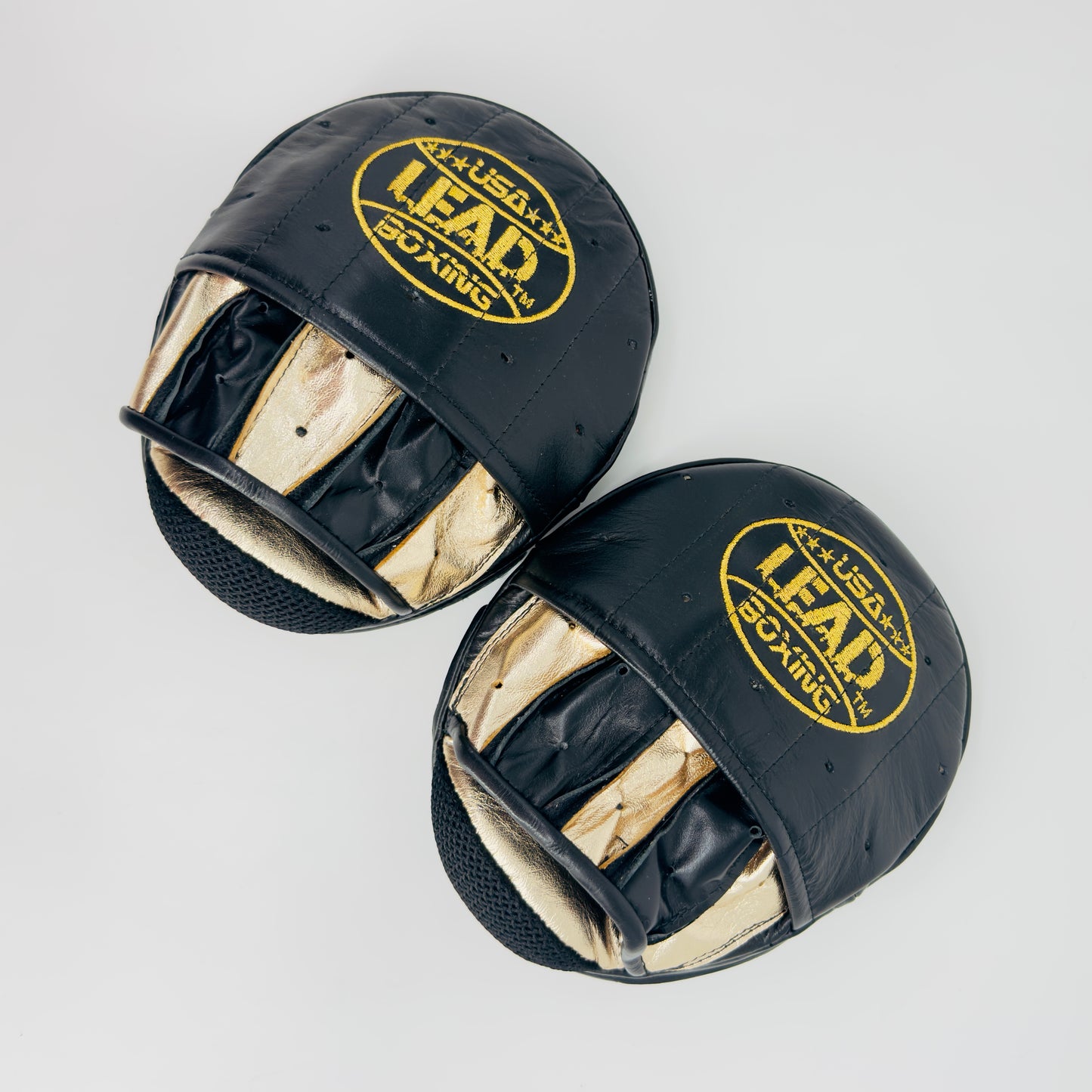 LEAD MEX Focus Mitts Mini  (Black-Gold )