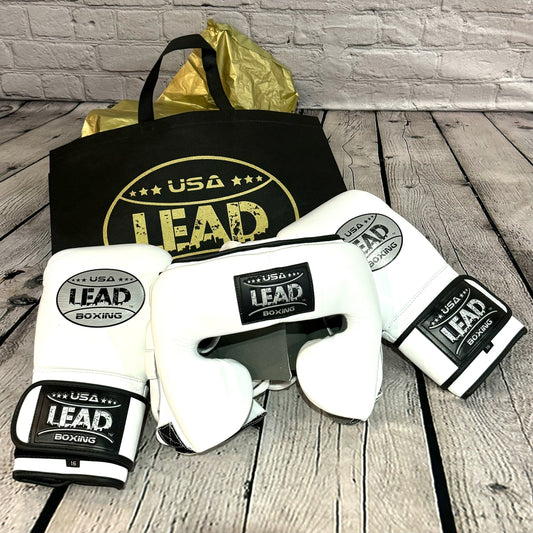 LEAD Boxing Set ( White -Silver)