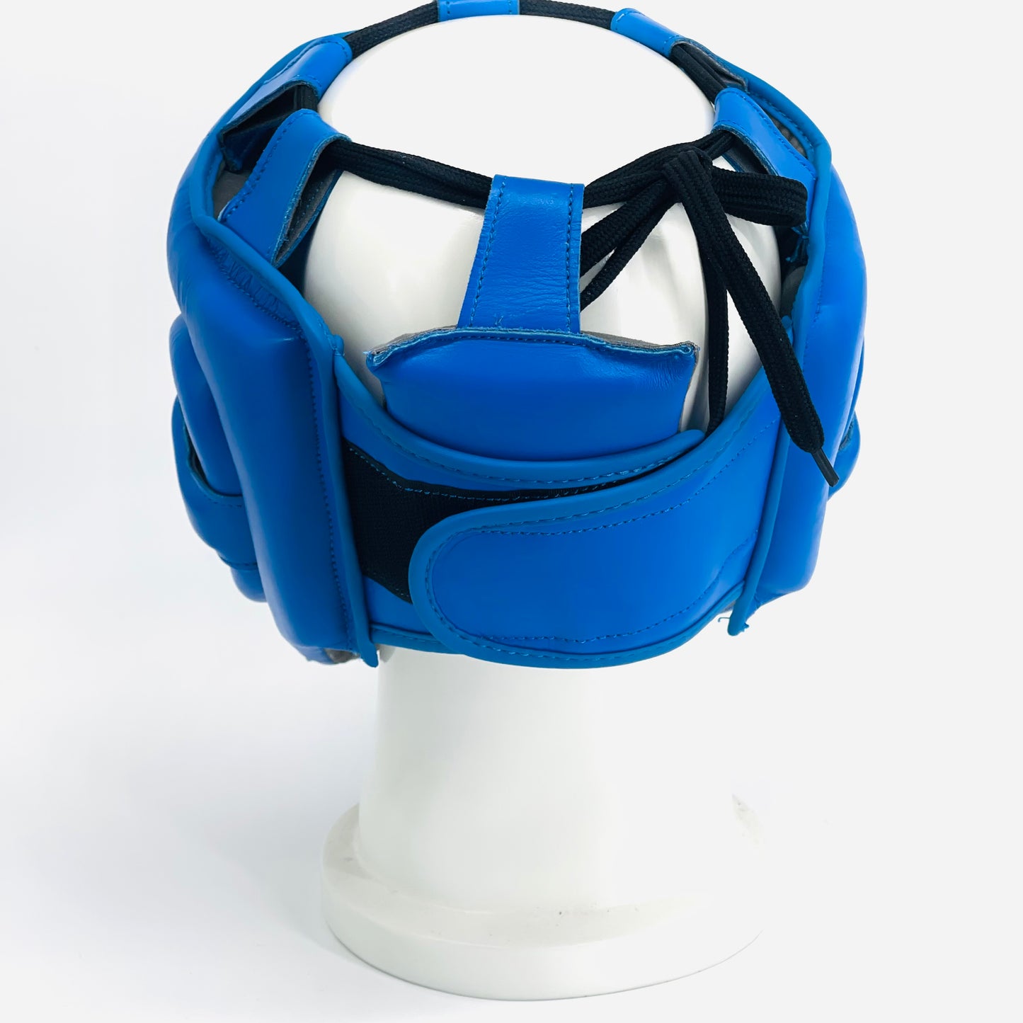 LEAD  OPEN-FACE  HEADGEAR ( Blue w/ Black&Silver Logo)
