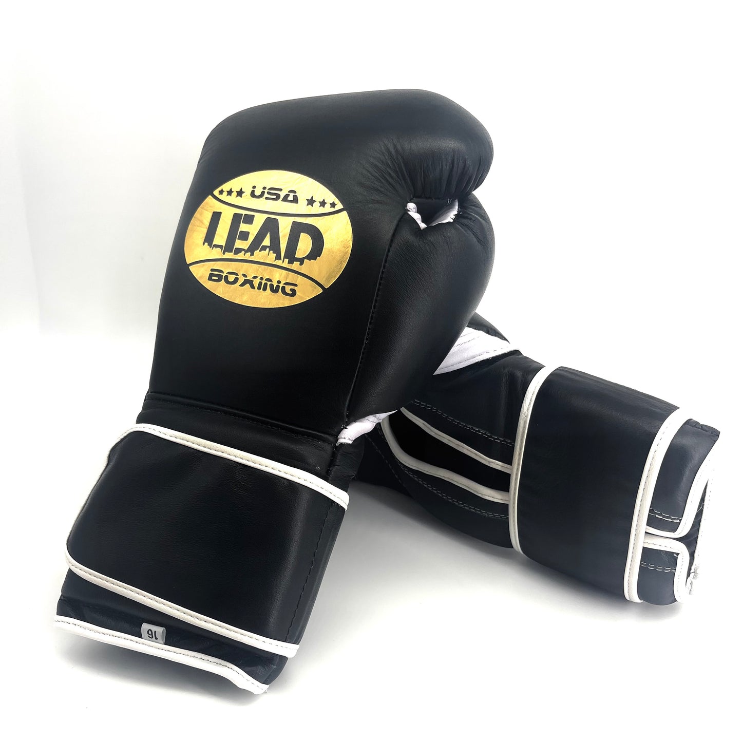 SuperLEAD MEX  Boxing Gloves VELCRO (Black)