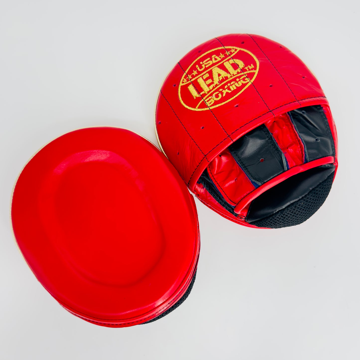 LEAD MEX Focus Mitts Mini  (RED-Gold )