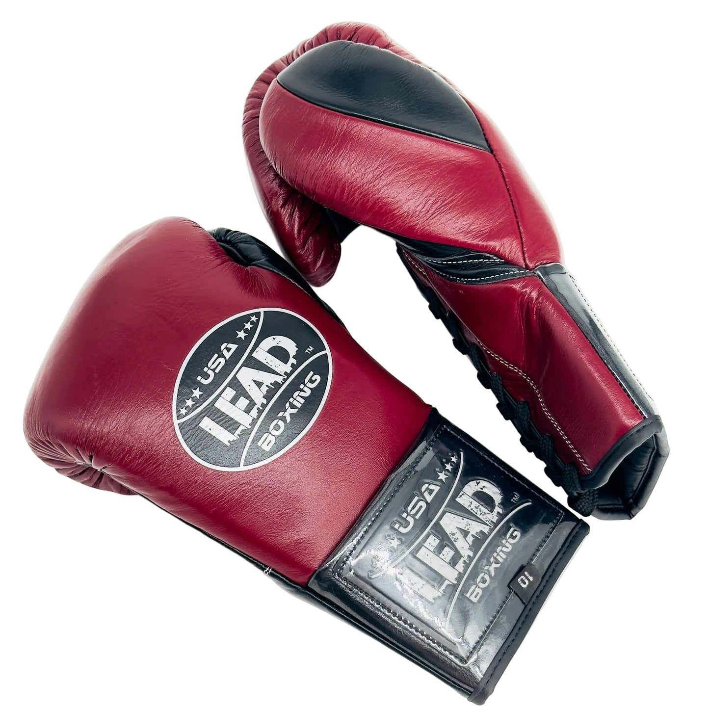 LEAD Boxing Fight Gloves (Burgungy-Black)