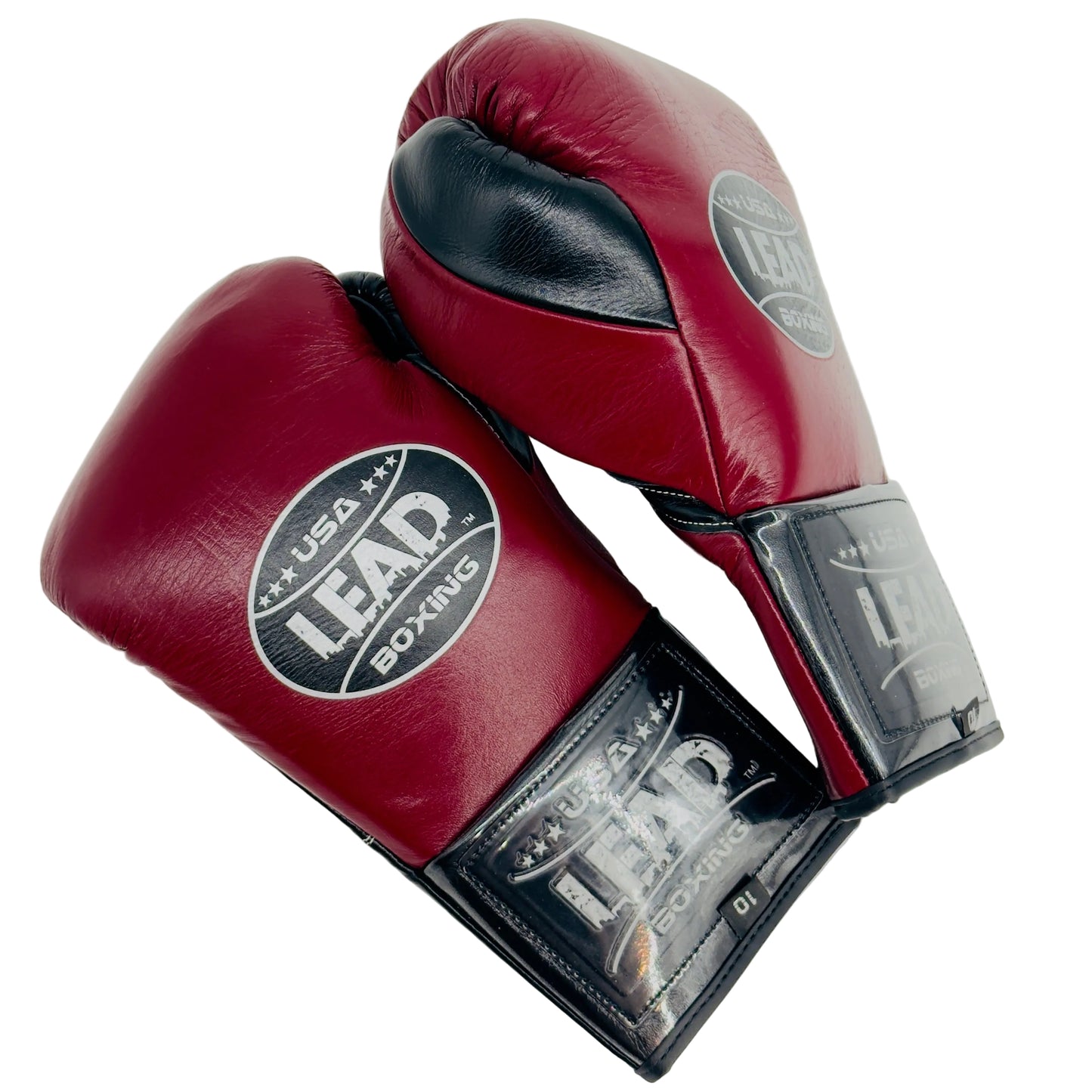 LEAD Boxing Fight Gloves (Burgungy-Black)