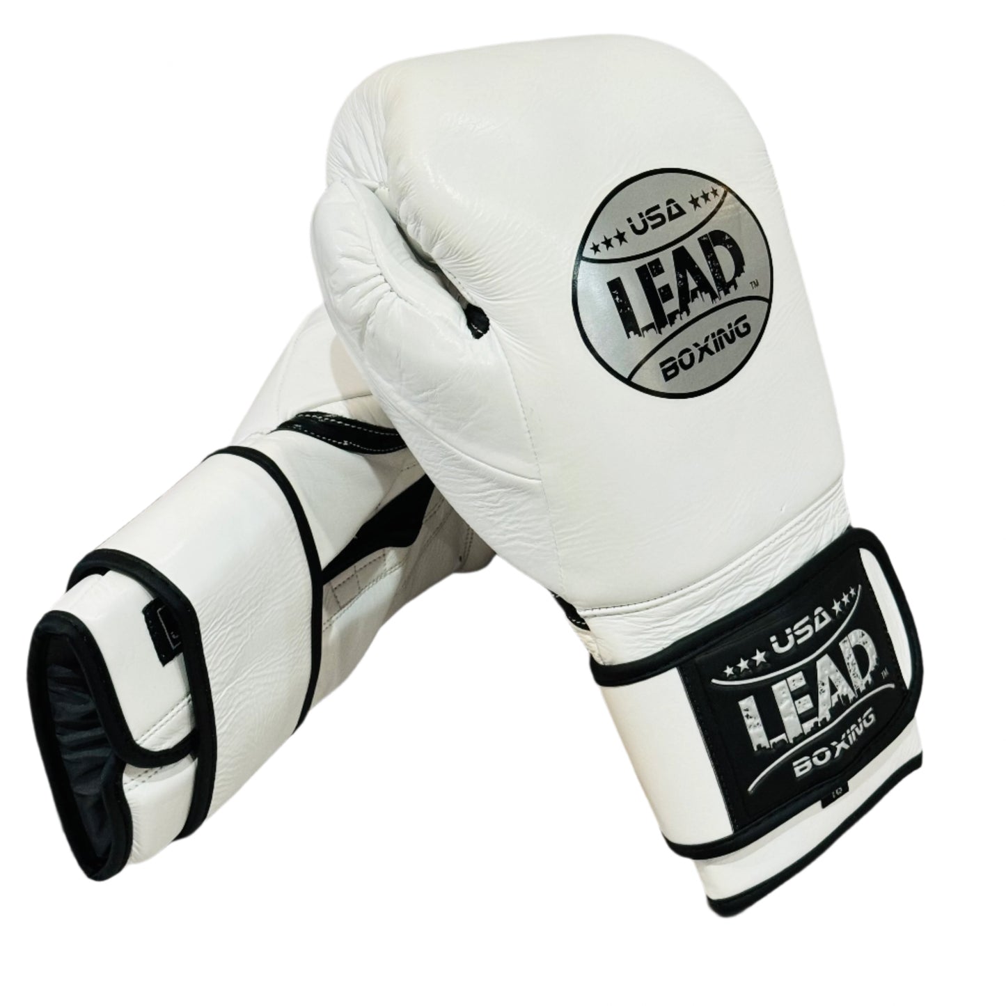 LEAD PRO Training  Velcro Gloves ( White )