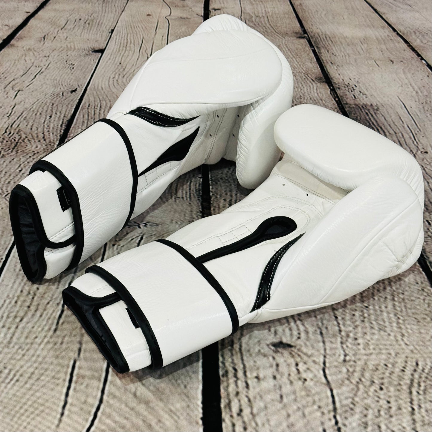 LEAD PRO Training  Velcro Gloves ( White )