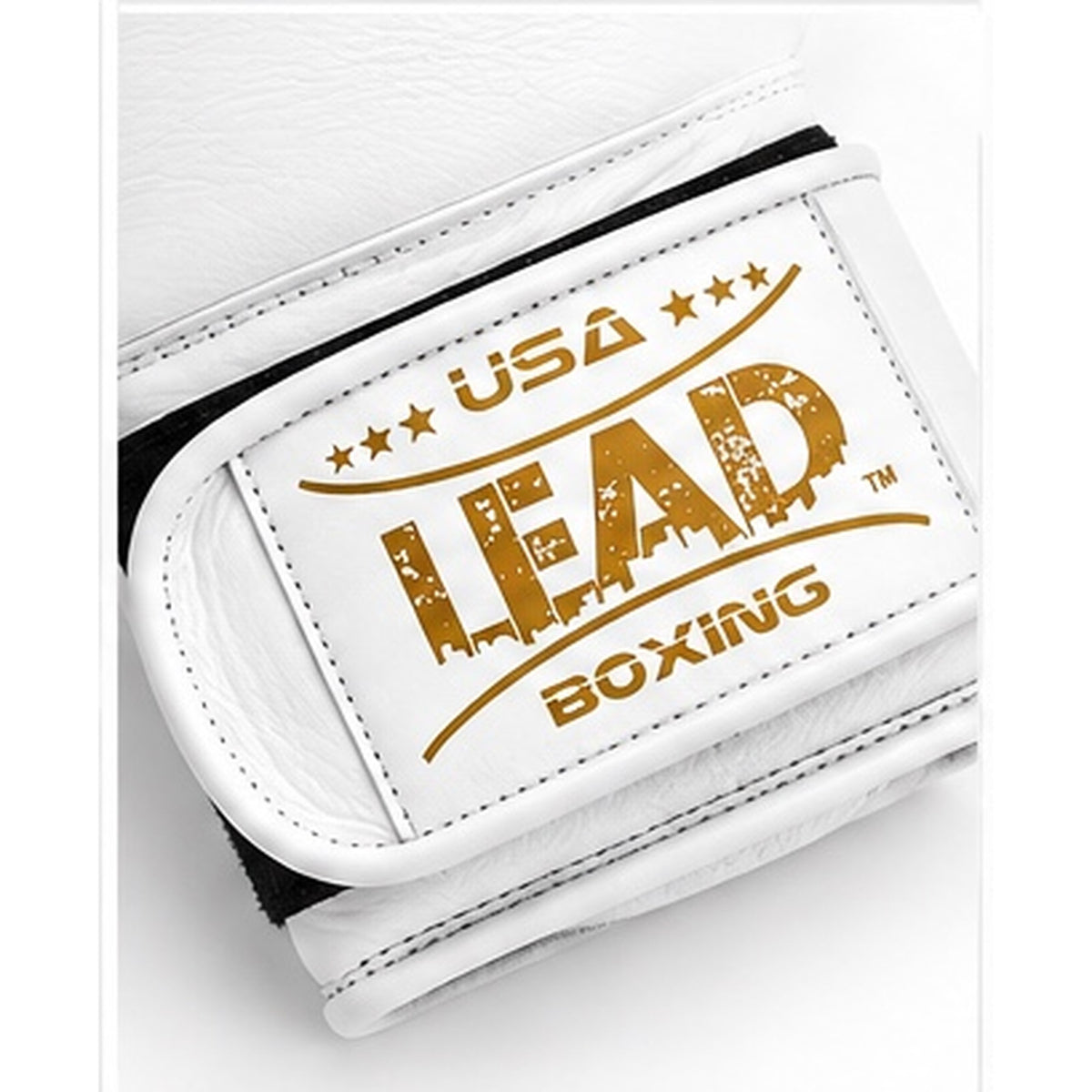 LEAD ELITE TRAINING & SPARRING GLOVES( WHITE-GOLD)