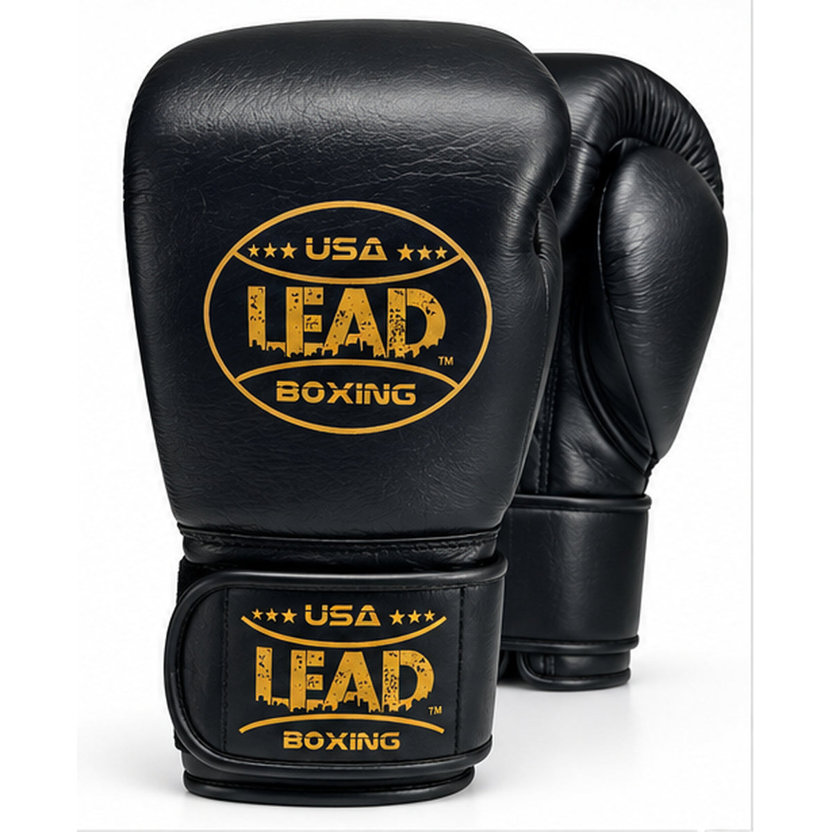 LEAD ELITE TRAINING & SPARRING GLOVES( BLACK-GOLD)
