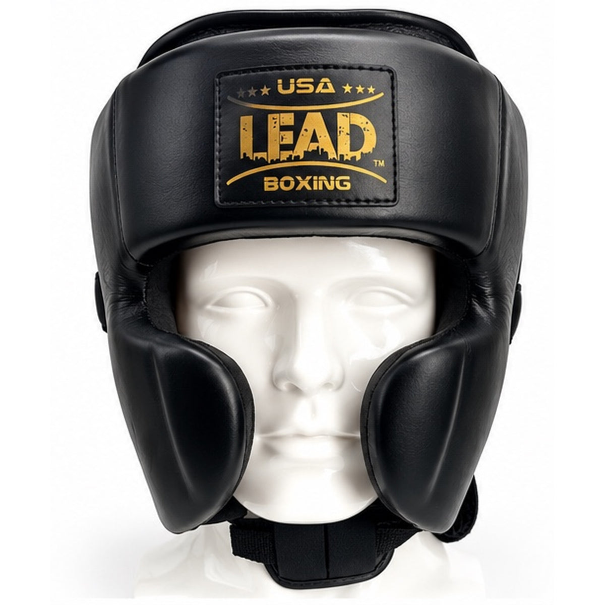 LEAD ELITE MEX STYLE HEADGEAR ( BLACK-GOLD)