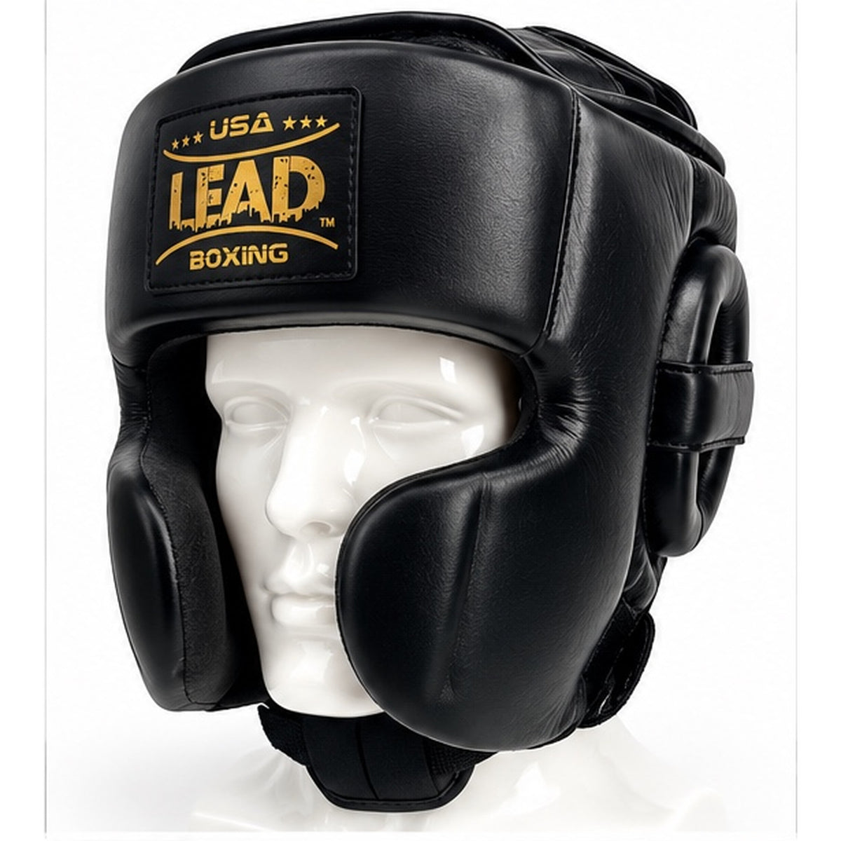 LEAD ELITE MEX STYLE HEADGEAR ( BLACK-GOLD)