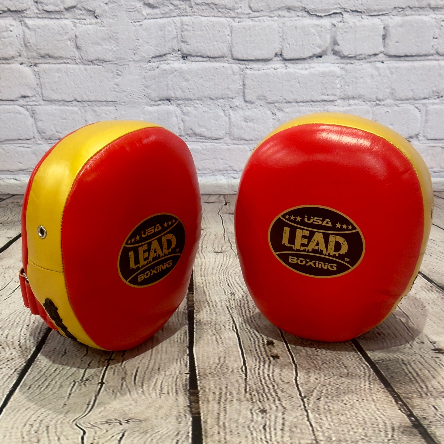 LEAD Punch-AIR Focus Air-Mitts ( Red-Gold)