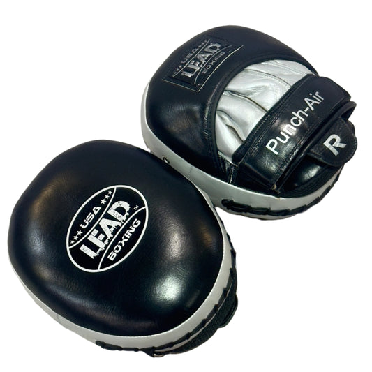 LEAD Punch-AIR Focus Air-Mitts ( Black-Silver)