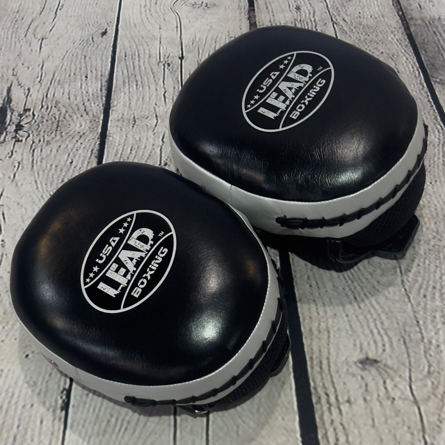 LEAD Punch-AIR Focus Air-Mitts ( Black-Silver)