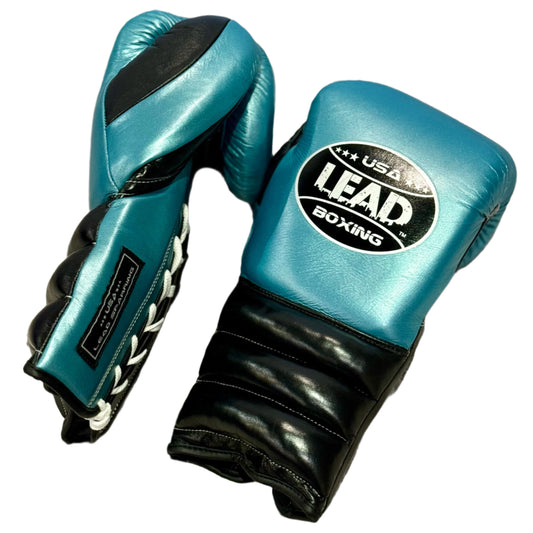 LEAD  Sparring Gloves ( Teal Metallic / Black )