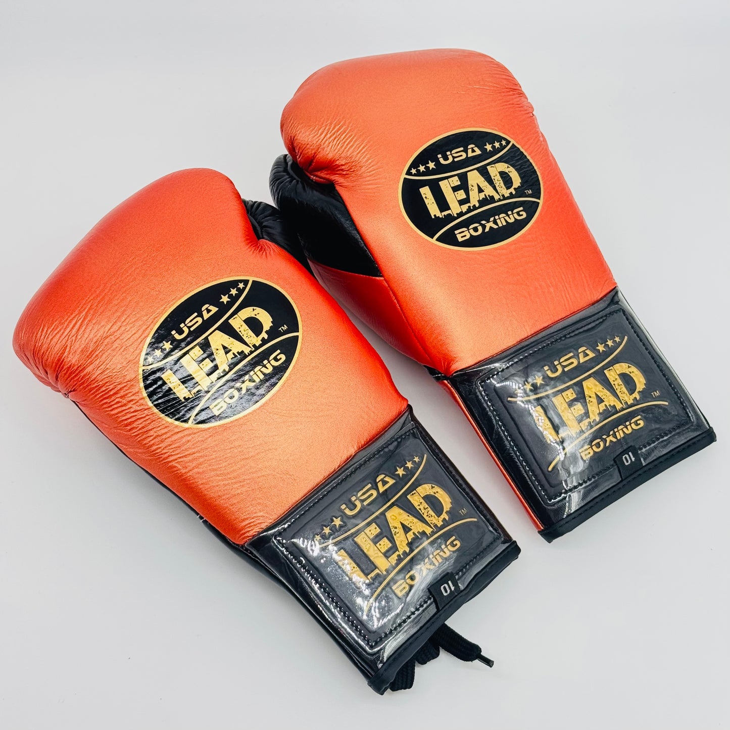 LEAD Boxing Fight Gloves (Metallic Red -Black) (Copy)