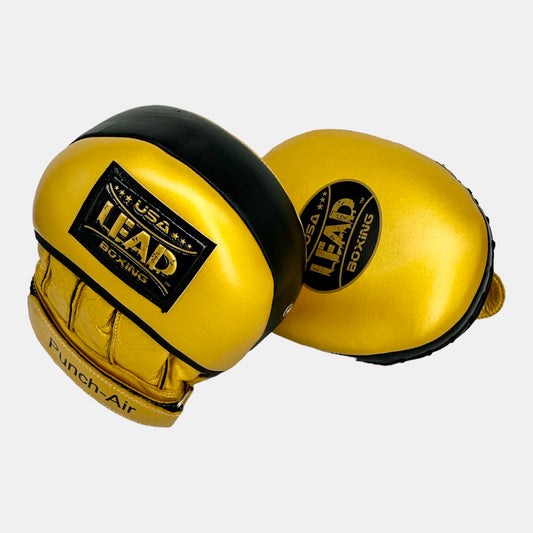 LEAD Punch-AIR Focus Air-Mitts ( Gold-Black )
