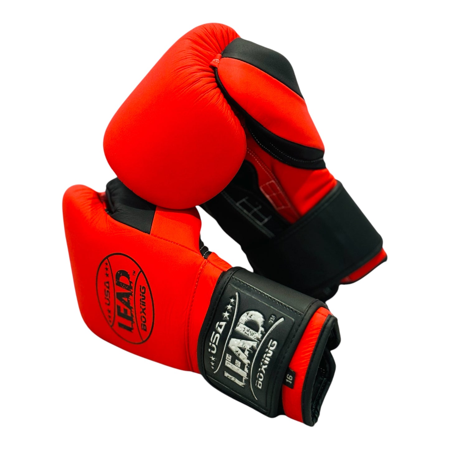 Lead Compact  Gloves (Red Matte -Black Matte)