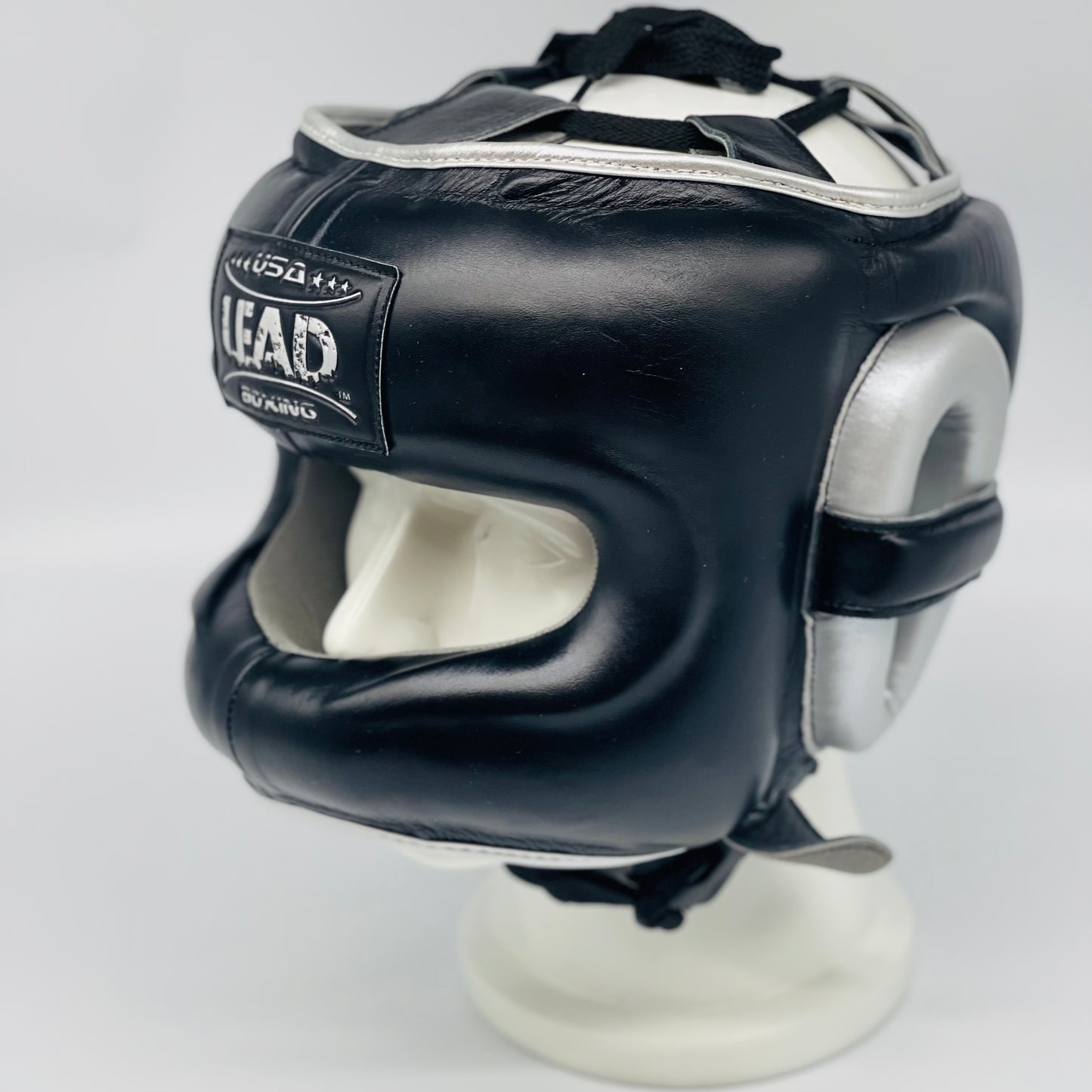 LEAD FaceSaver Headgear (Black/Silver)
