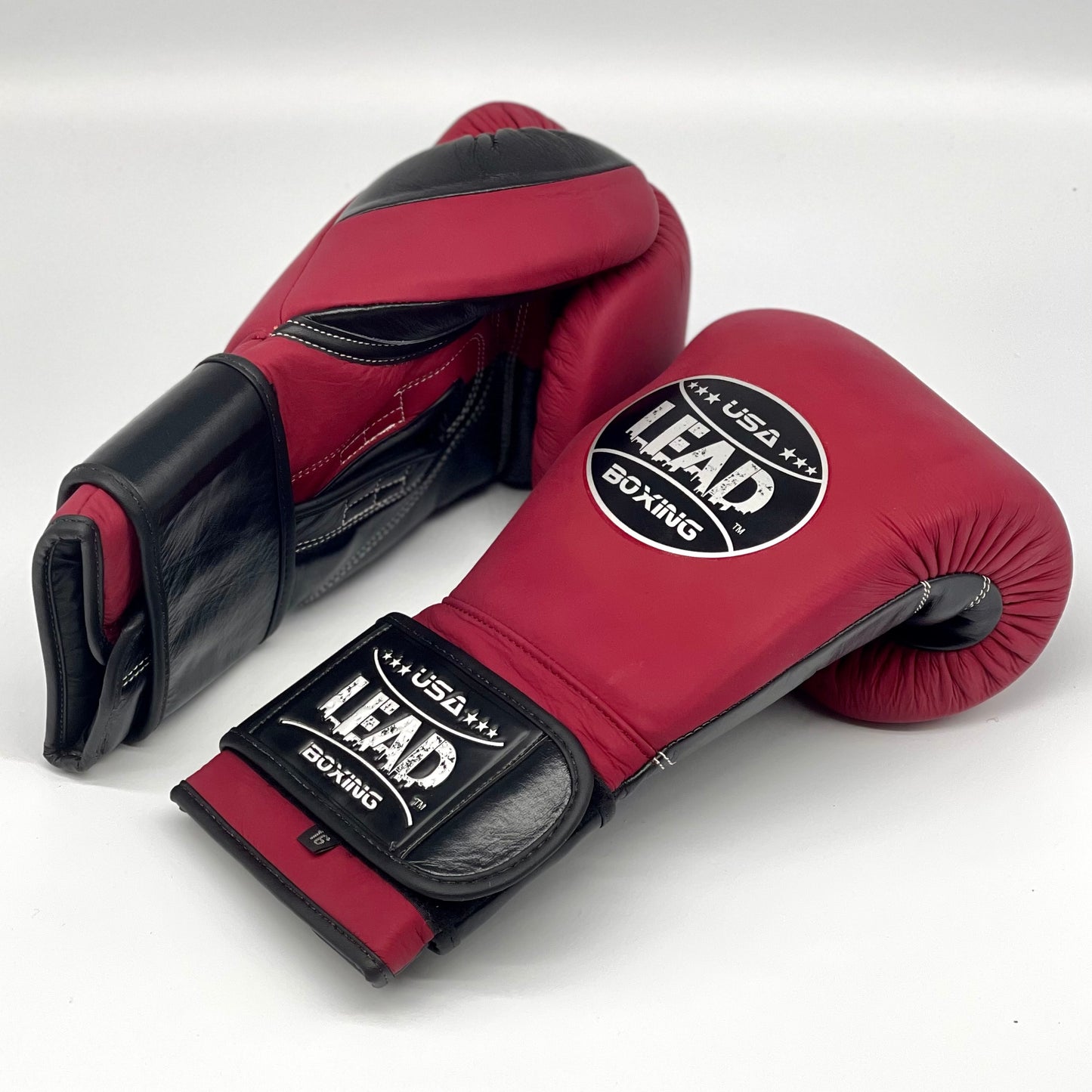 LEAD PRO Training  Velcro Gloves (Matte Maroon/Black )
