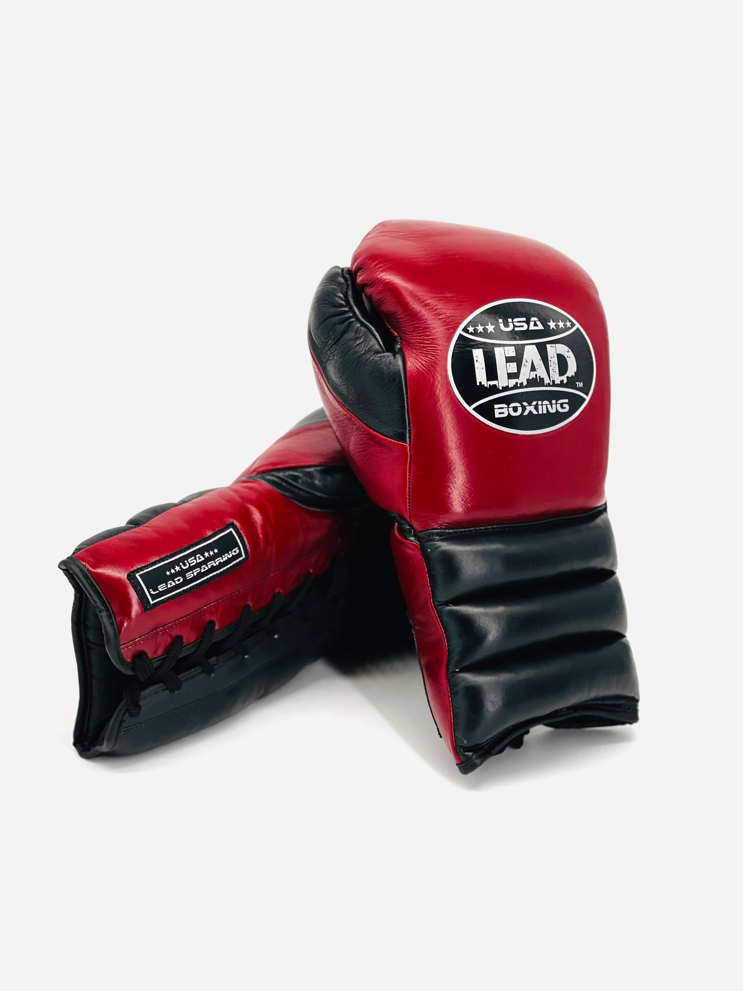 LEAD Sparring Gloves (Maroon/Black /Silver)
