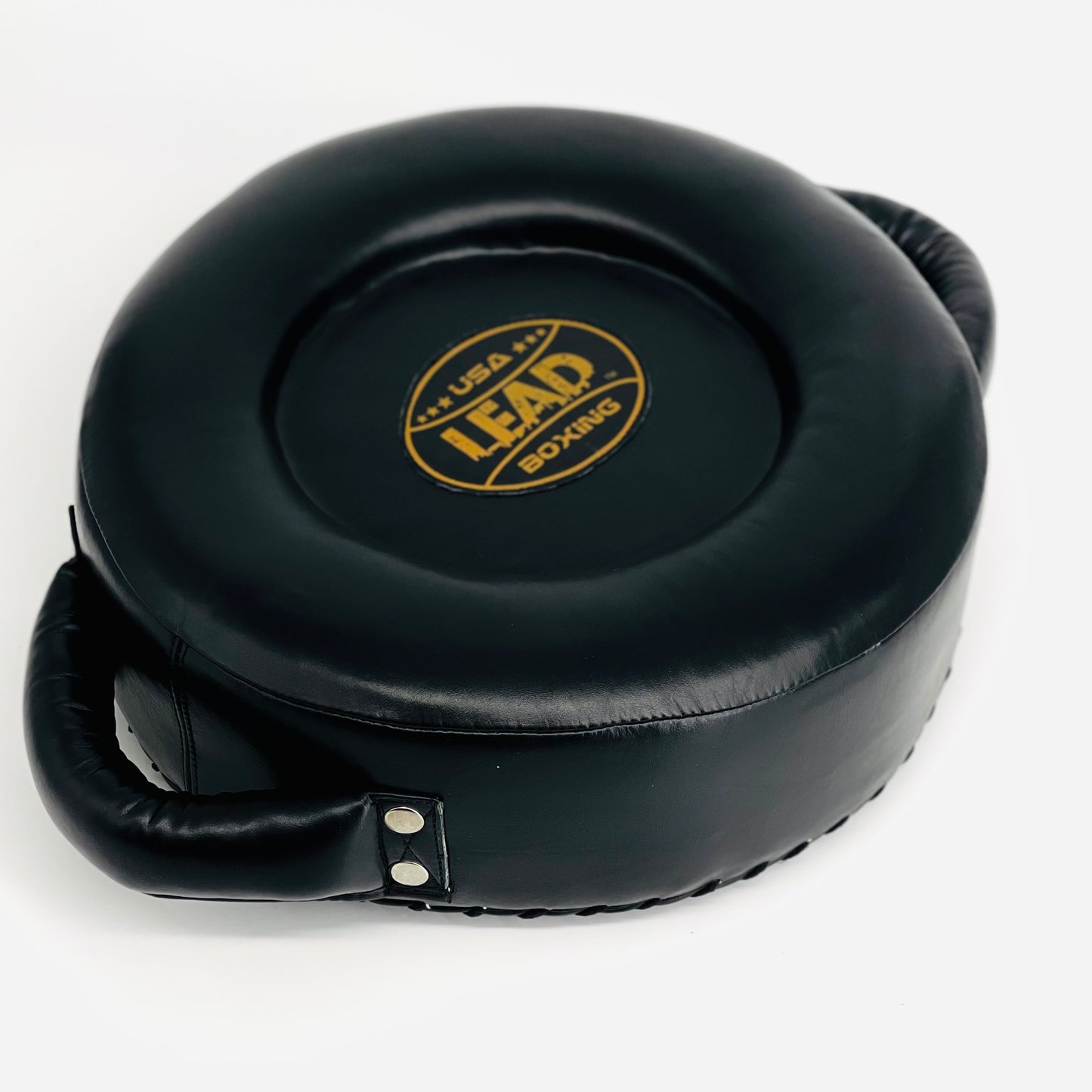 Lead Round Punch Pad , COMPACT (Black with Gold Logo )