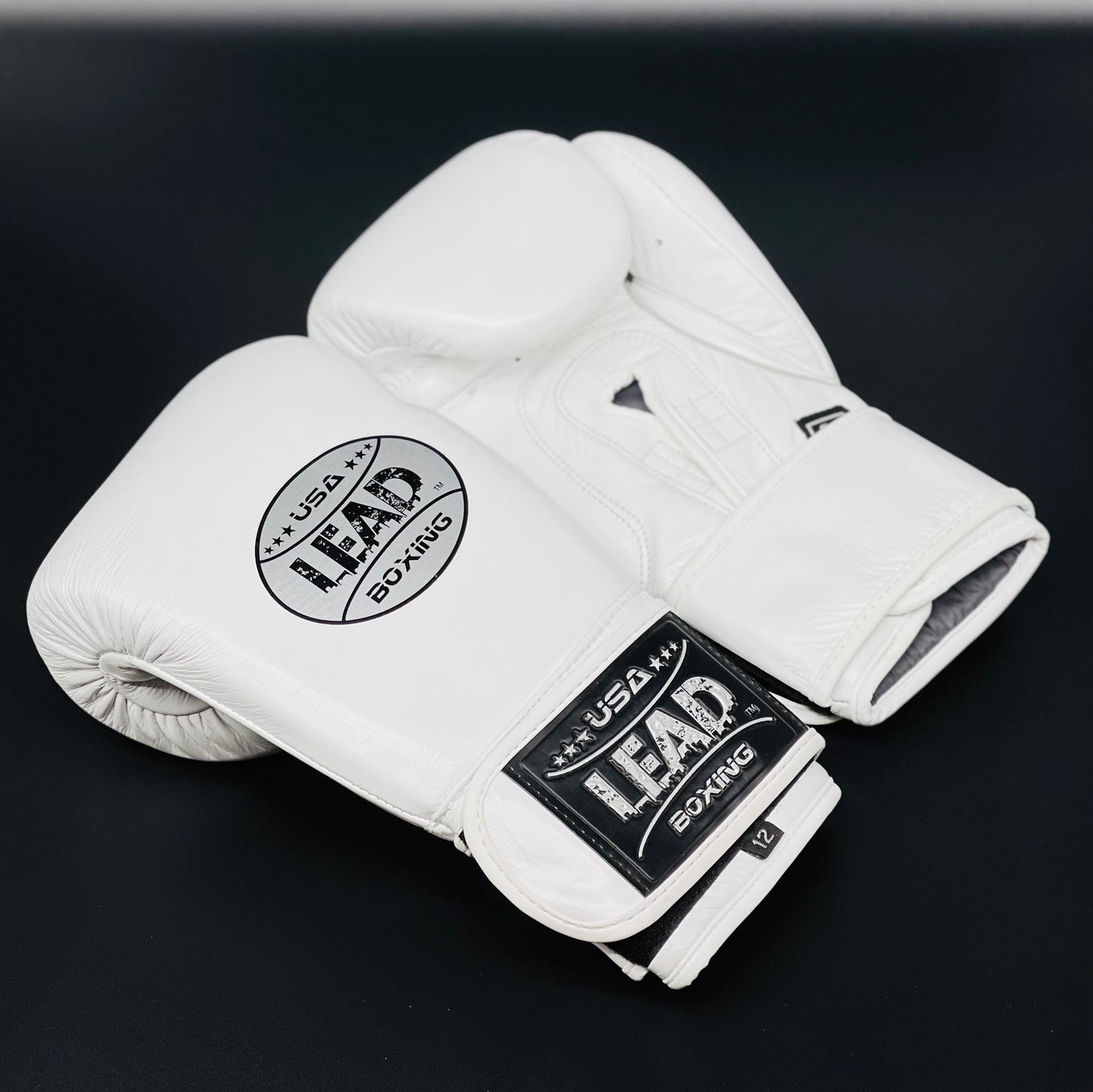 LEAD PRO Training  Velcro Gloves ( White )
