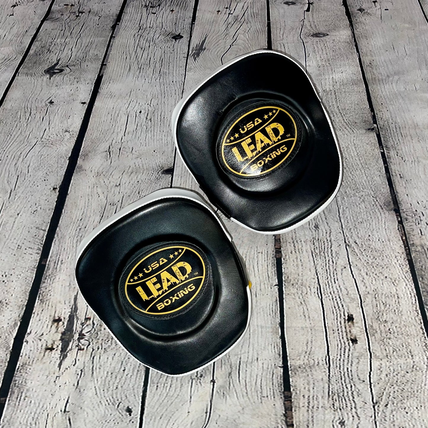 Mini Focus Mitts (Black-White-Gold)