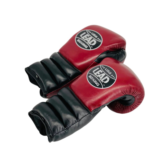 LEAD Sparring Gloves (Maroon/Black /Silver)