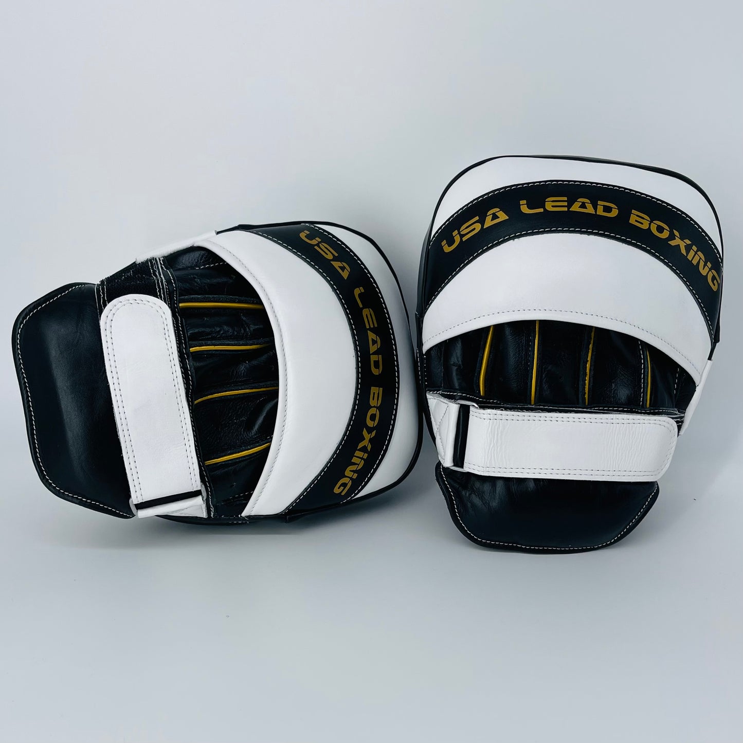 LEAD Focus Mitts (Black/Gold/White)