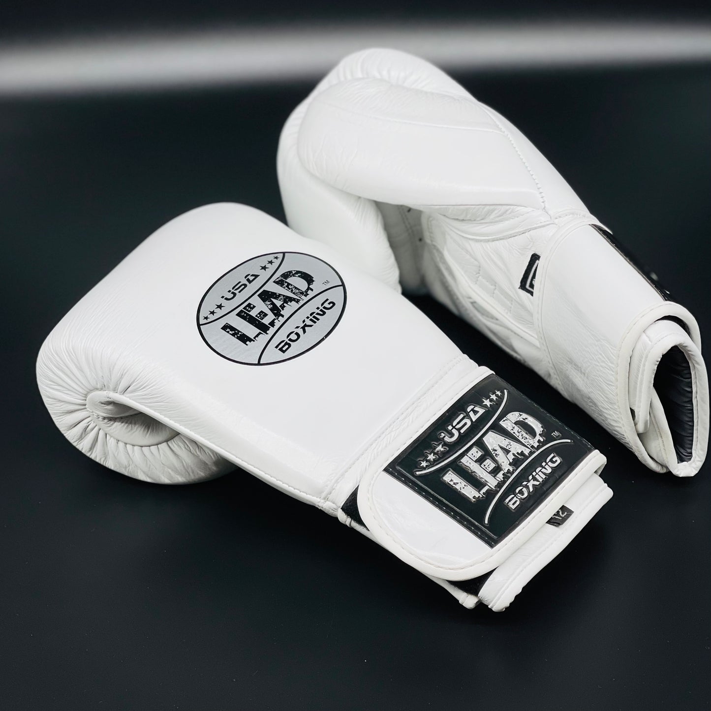 LEAD PRO Training  Velcro Gloves ( White )
