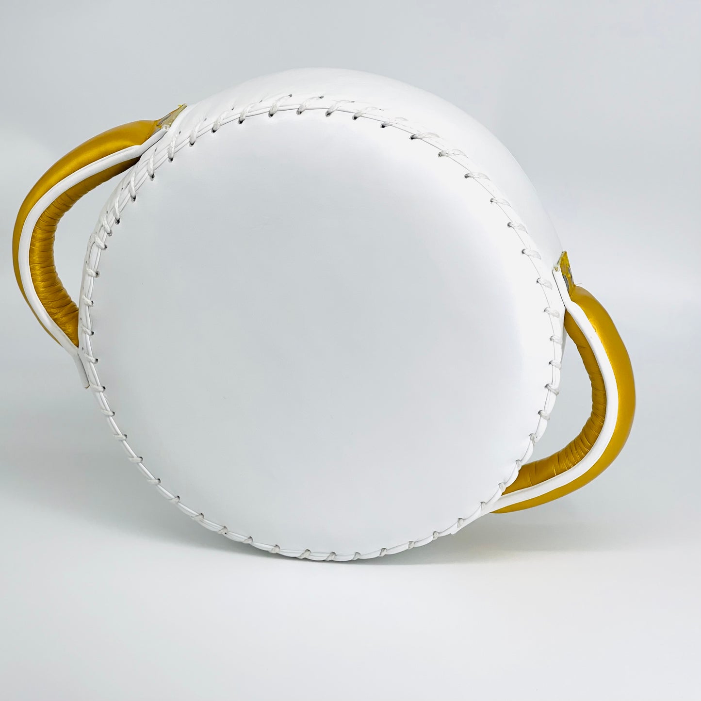 Lead Round Punch Pad , COMPACT (White /Gold  )